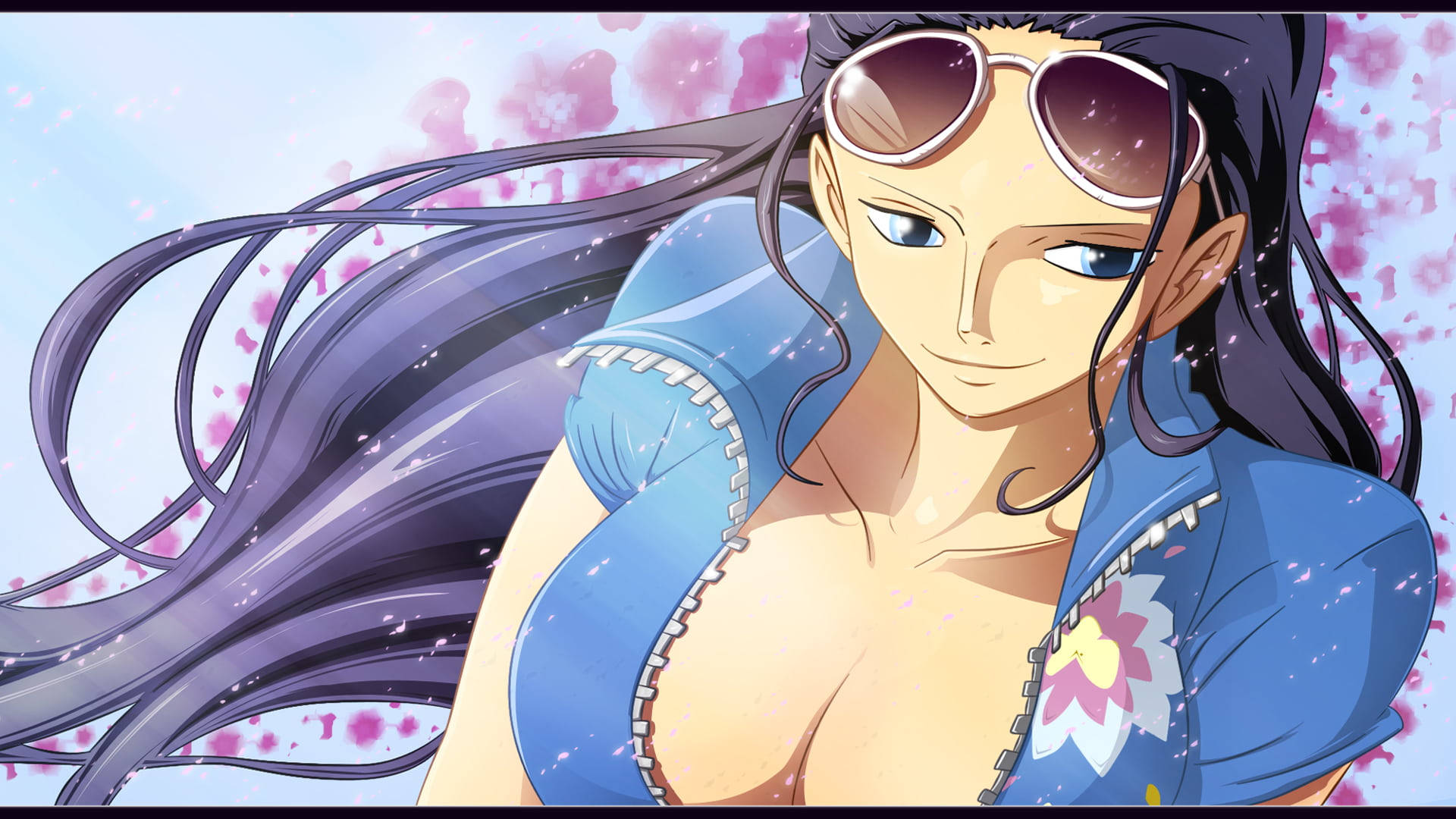 Download free Nico Robin One Piece Teasing Smile Wallpaper - MrWallpaper.com