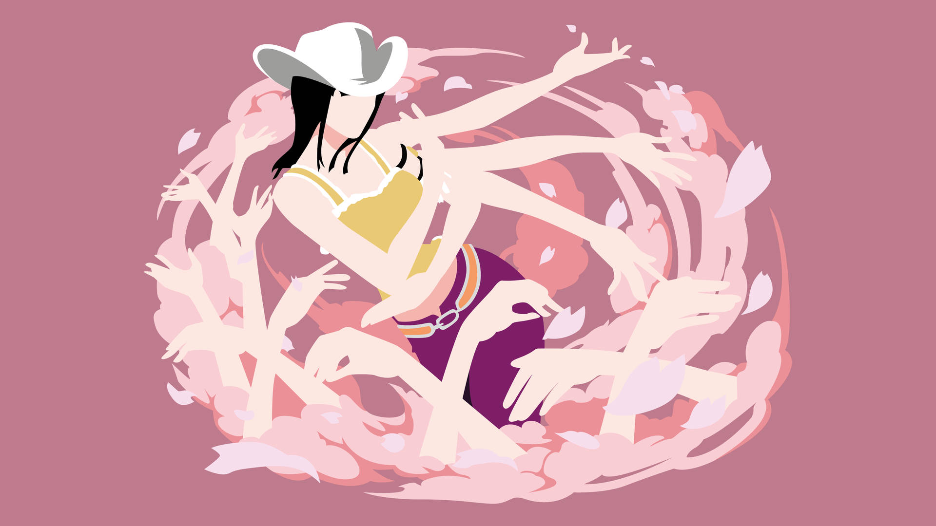 Download free Nico Robin One Piece Vector Art Wallpaper - MrWallpaper.com