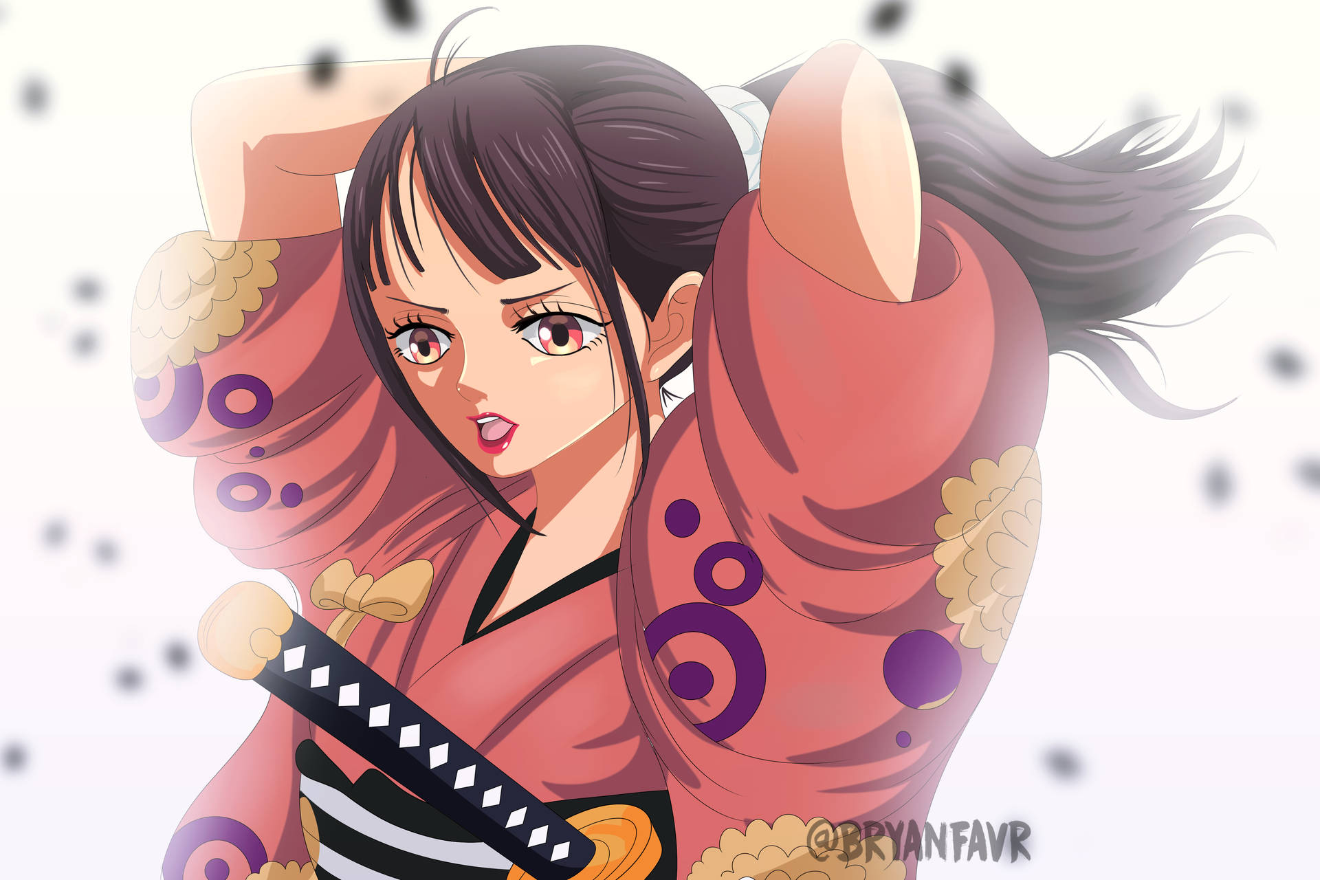 Download free Nico Robin One Piece Wano 4k Fanart Wallpaper -  MrWallpaper.com