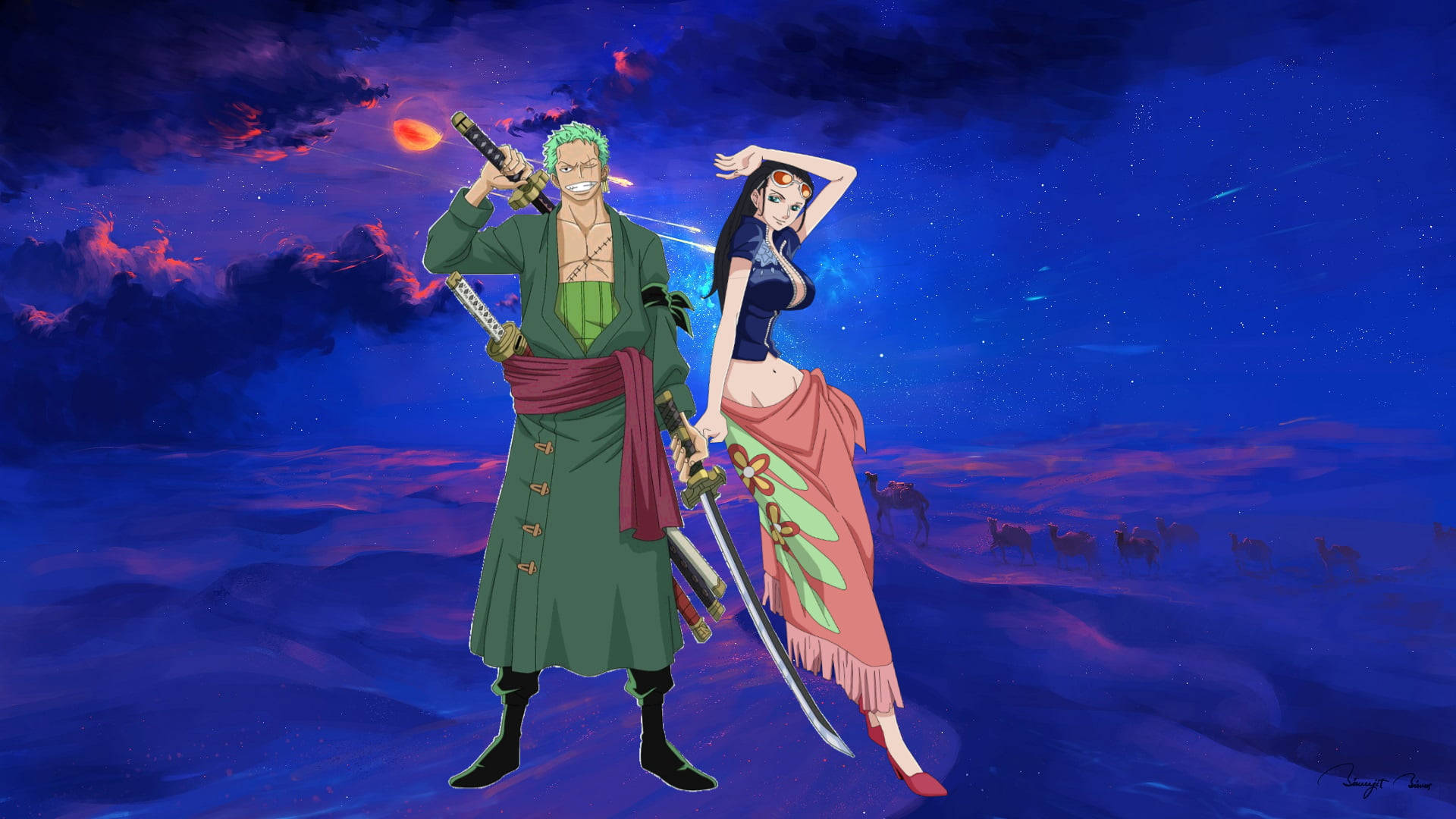 Download free Nico Robin One Piece With Sword Wallpaper - MrWallpaper.com