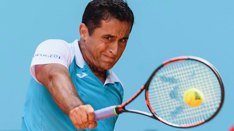 Nicolas Almagro Strong Swing Wallpaper