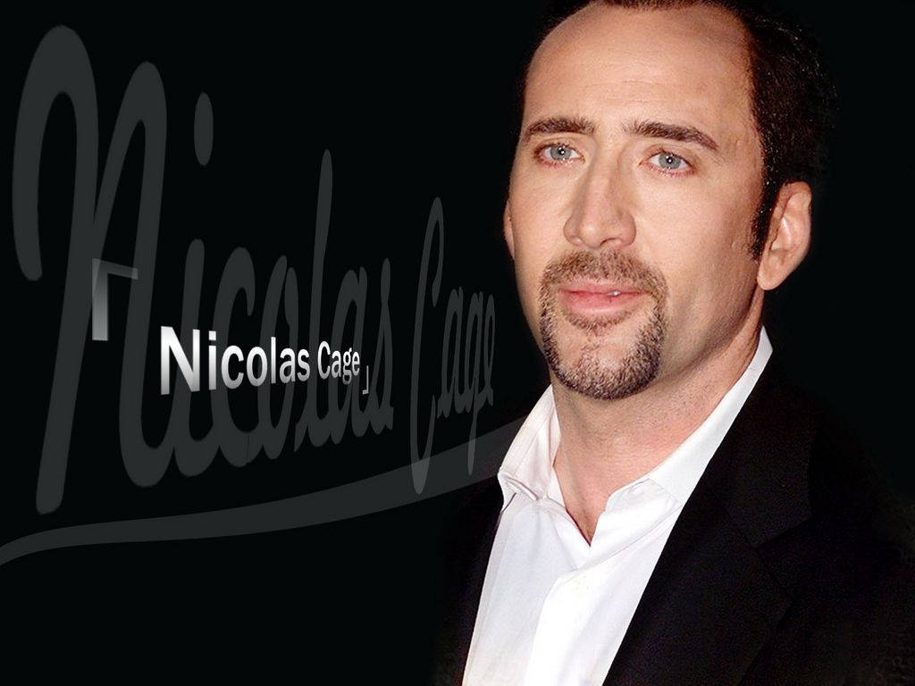 Nicolas Cage Black Background. Wallpaper