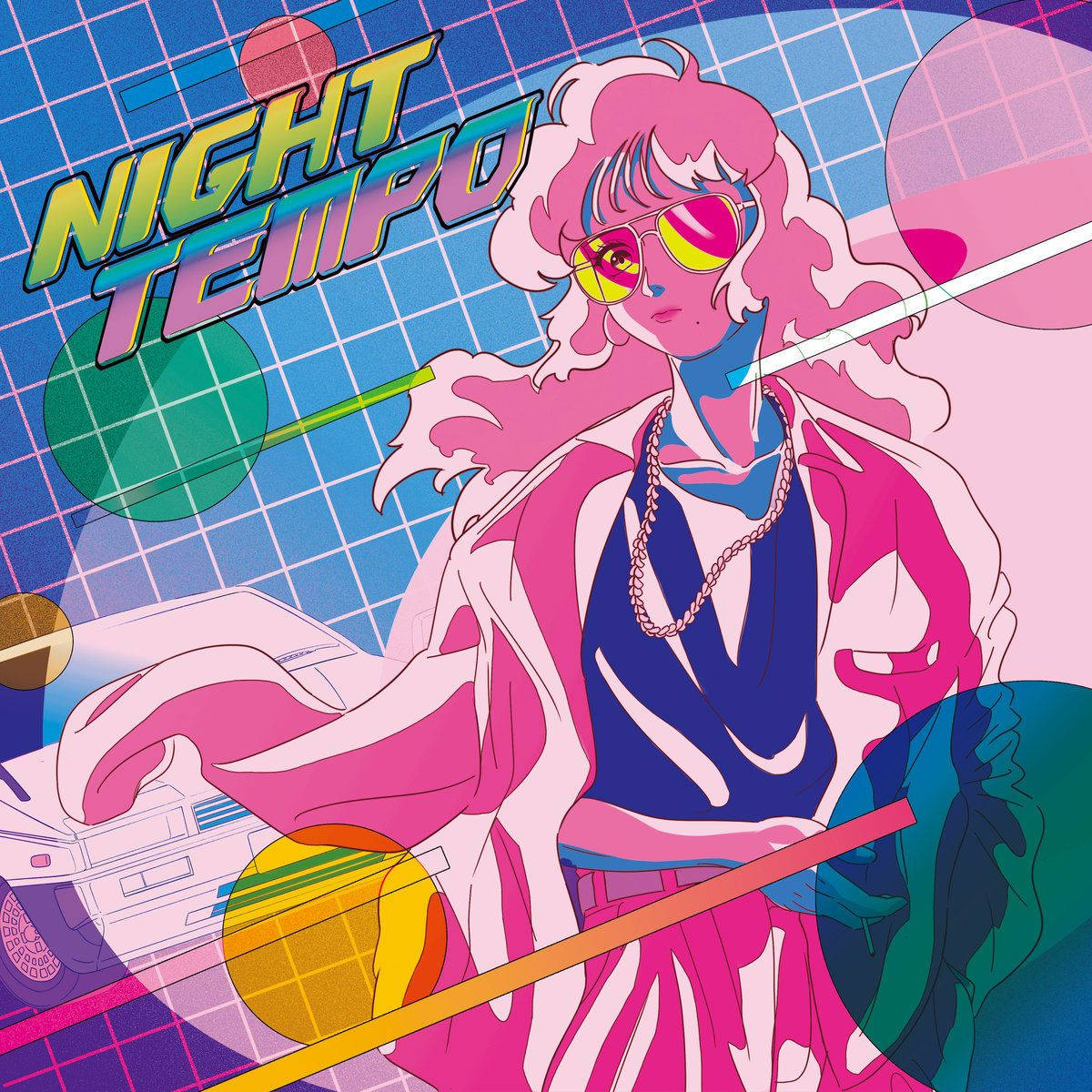 Nighty Tape ‘86 Retro Anime Aesthetic Wallpaper