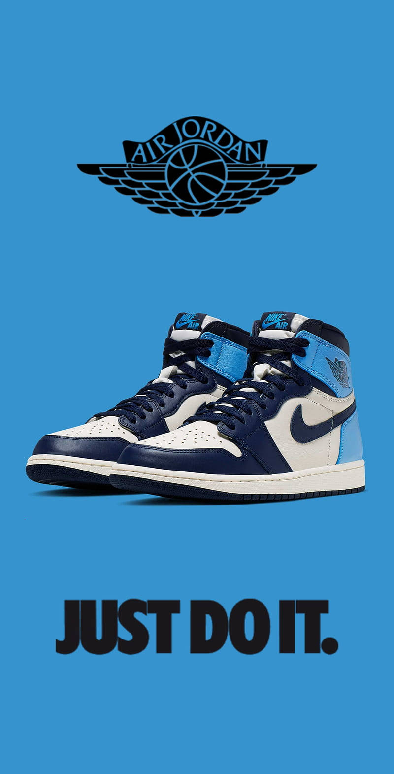 Nike Air Jordan 1 Game Royal Wallpaper
