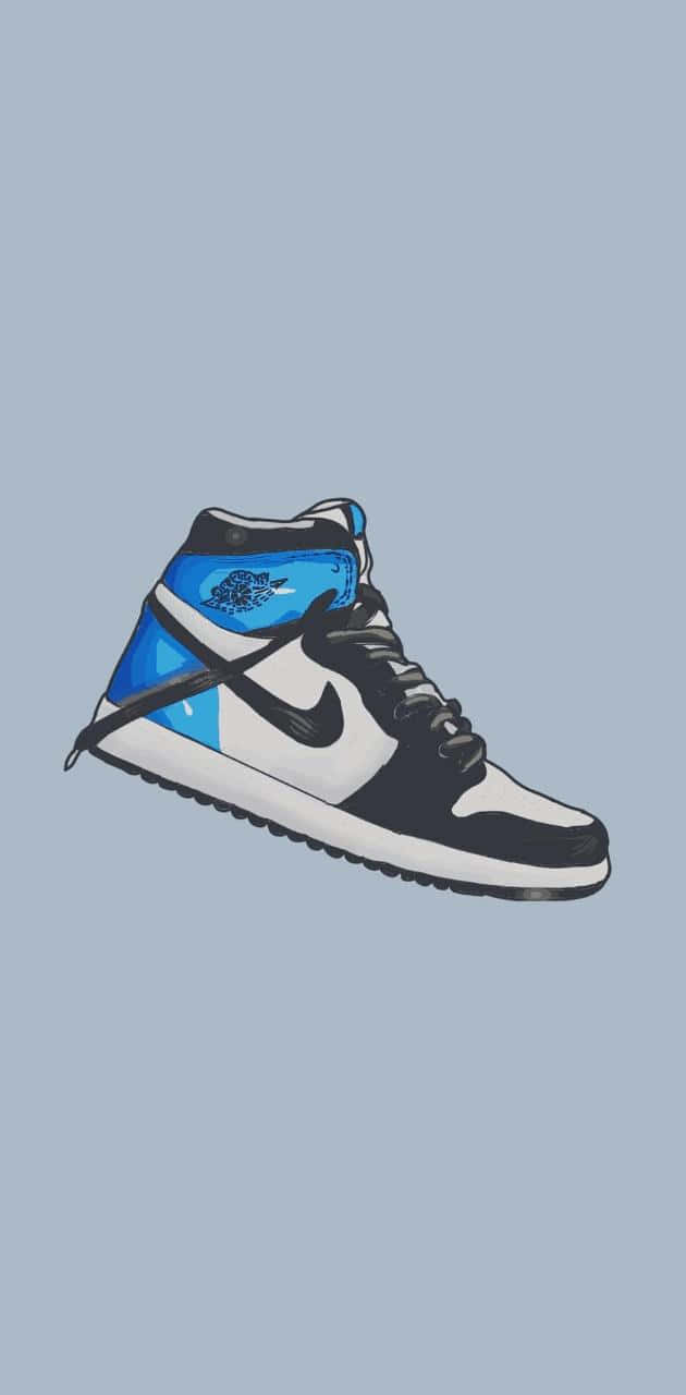 Nike Jordan Air Blue Wallpaper