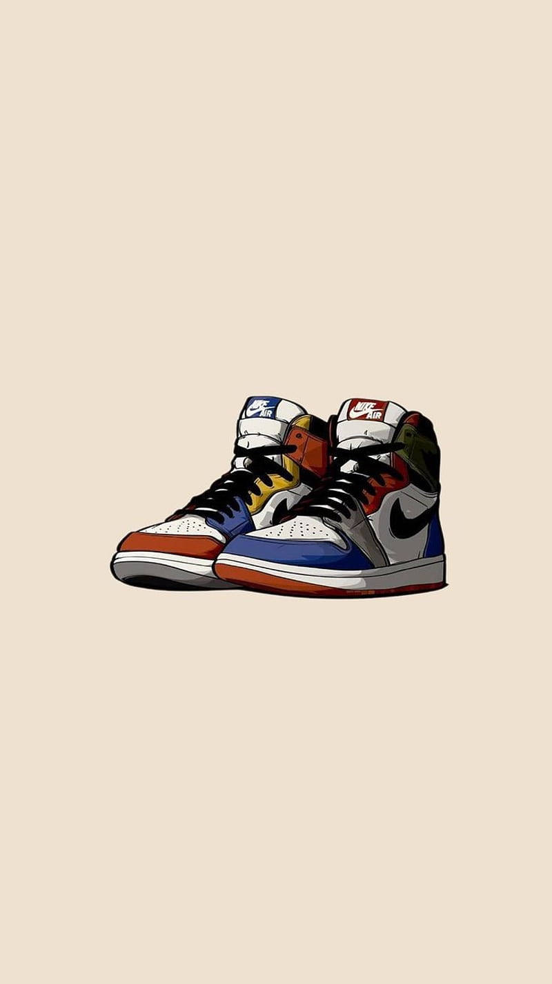 Nike Shoes Colorful Air Jordan Wallpaper