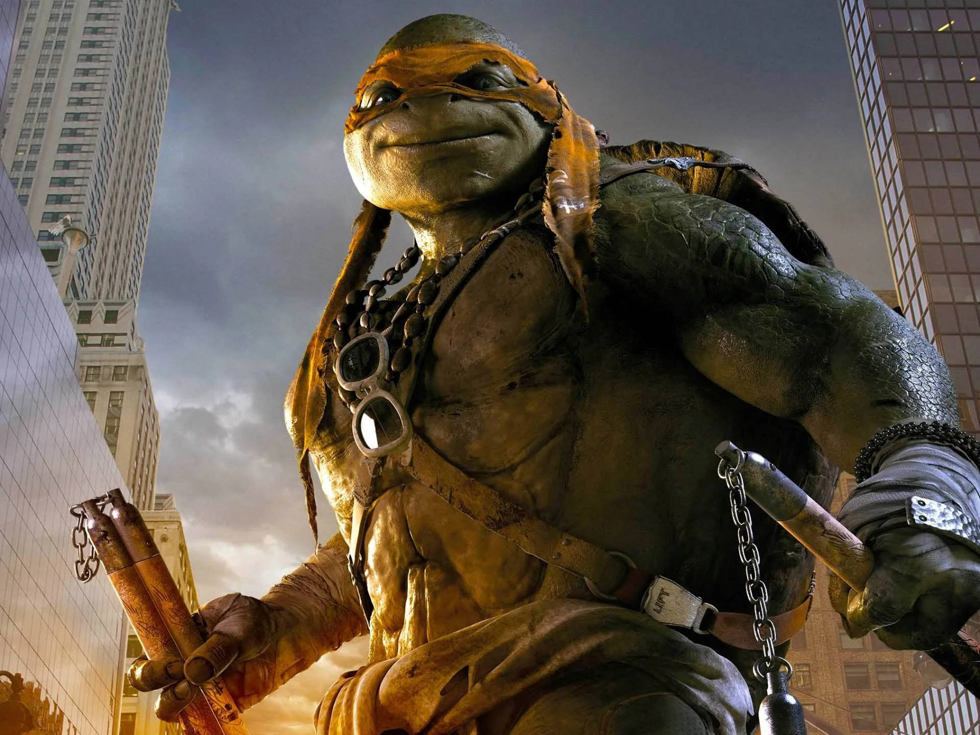 Ninja Turtle Fierce Michelangelo Wallpaper