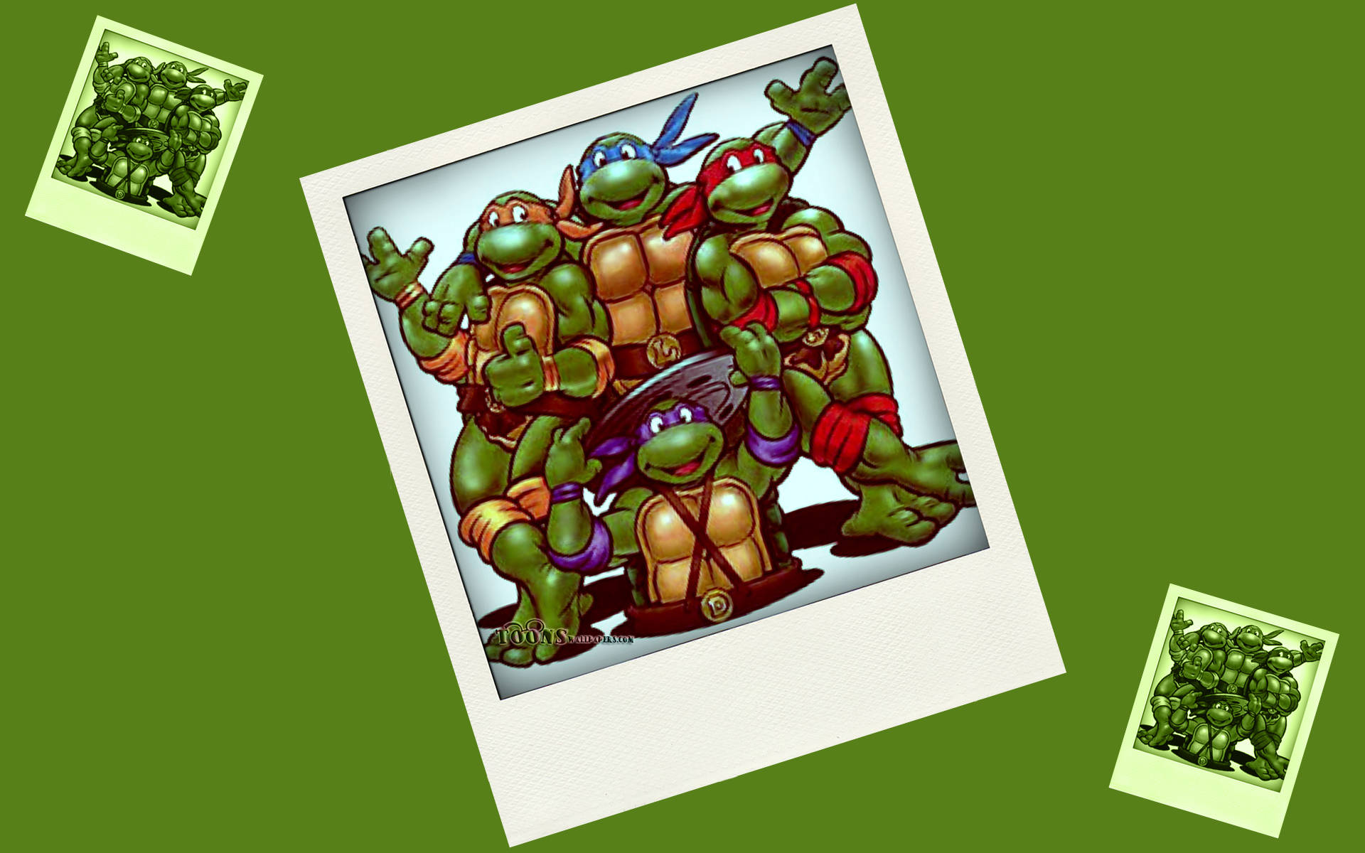 Ninja Turtle Polaroid Wallpaper