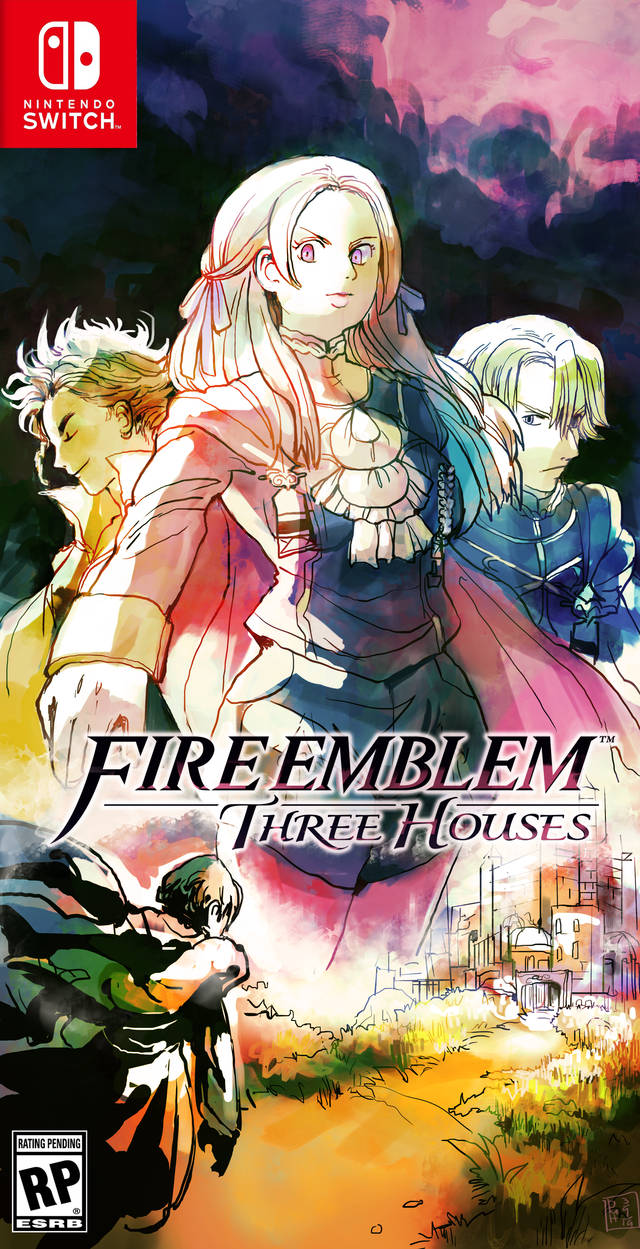 Nintendo Cover Of Fire Emblem Three Houses Wallpaper
