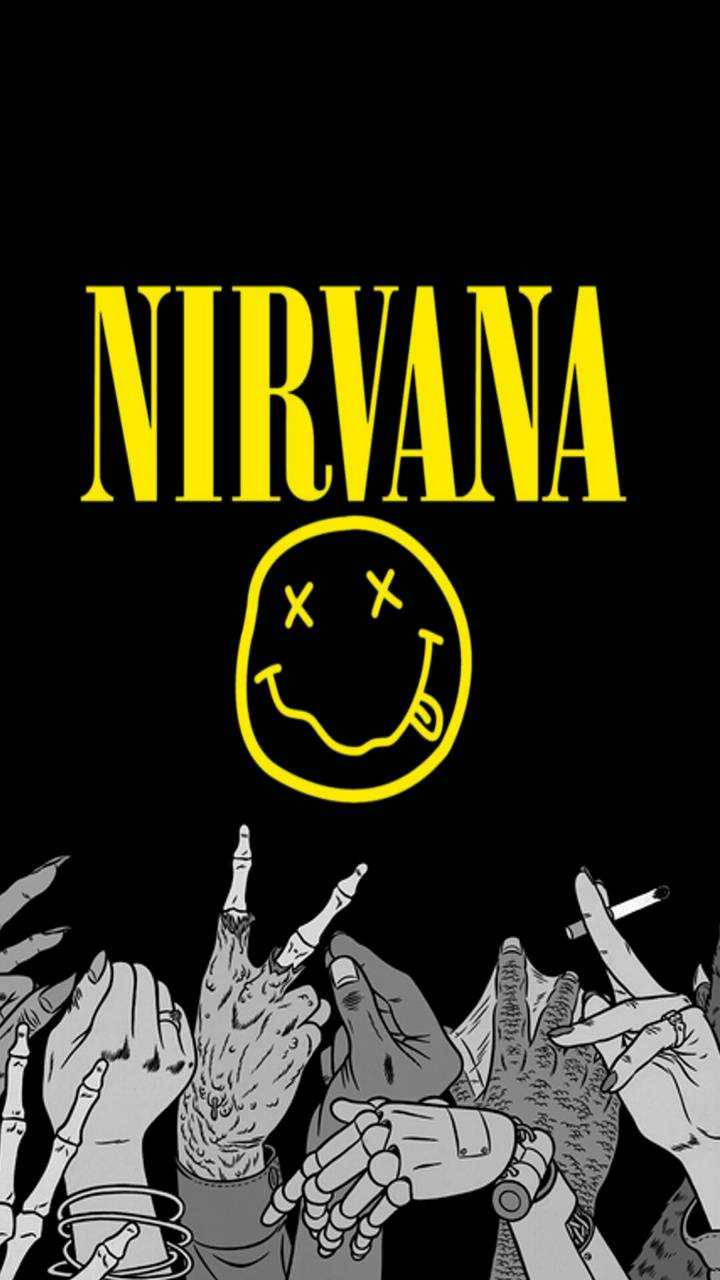 Nirvana Logo Cool Android Wallpaper