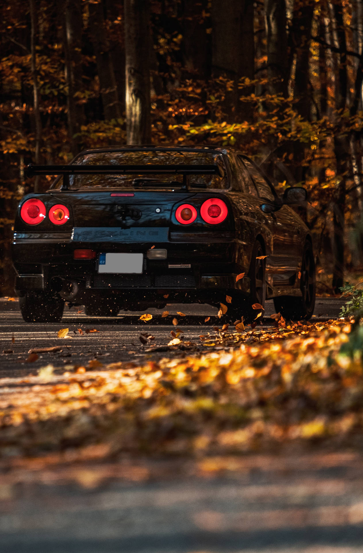 Download free Nissan Skyline Gtr R34 At Forest Wallpaper - MrWallpaper.com