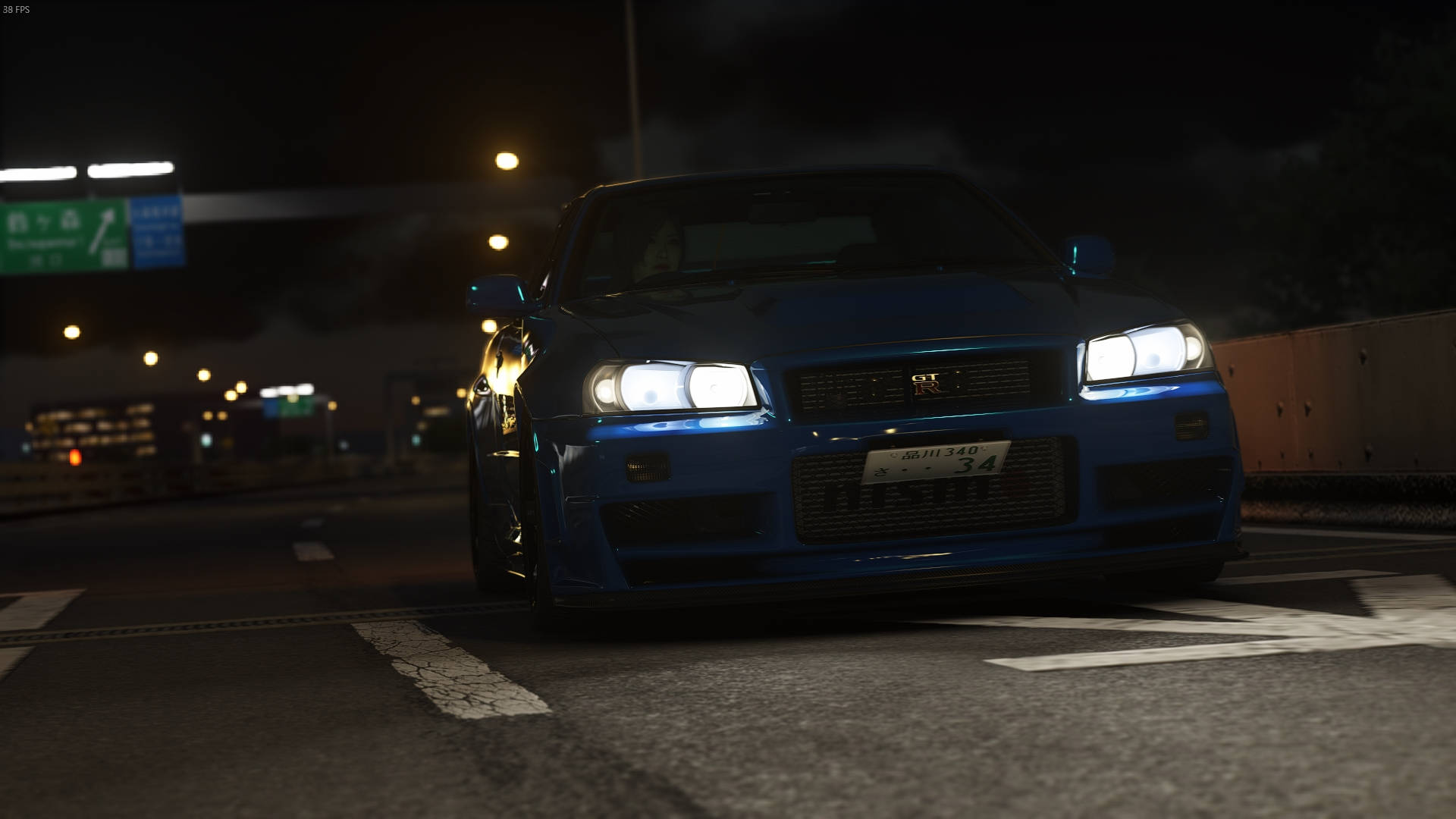 Download free Nissan Skyline Gtr R34 At Highway Wallpaper - MrWallpaper.com