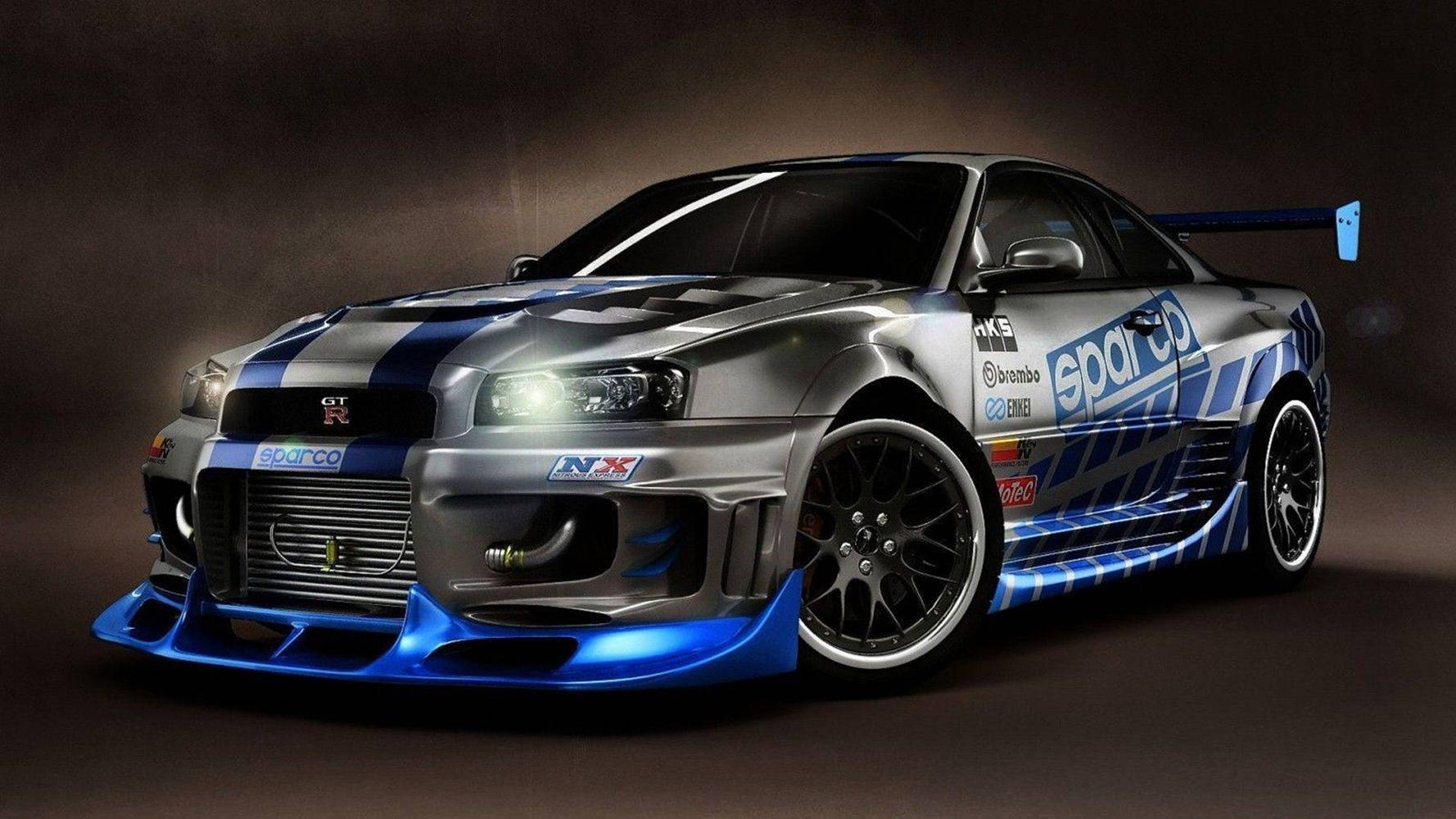 Nissan Skyline In Action - Icon Of Fast And Furious Series Wallpaper