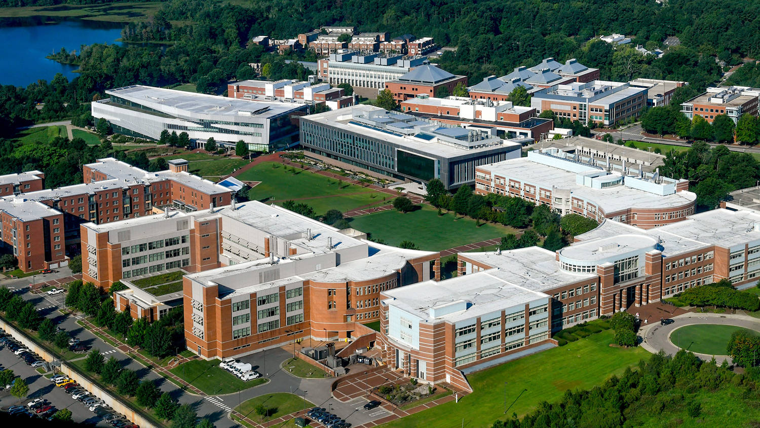 North Carolina State University Engineering Oval Building Wallpaper