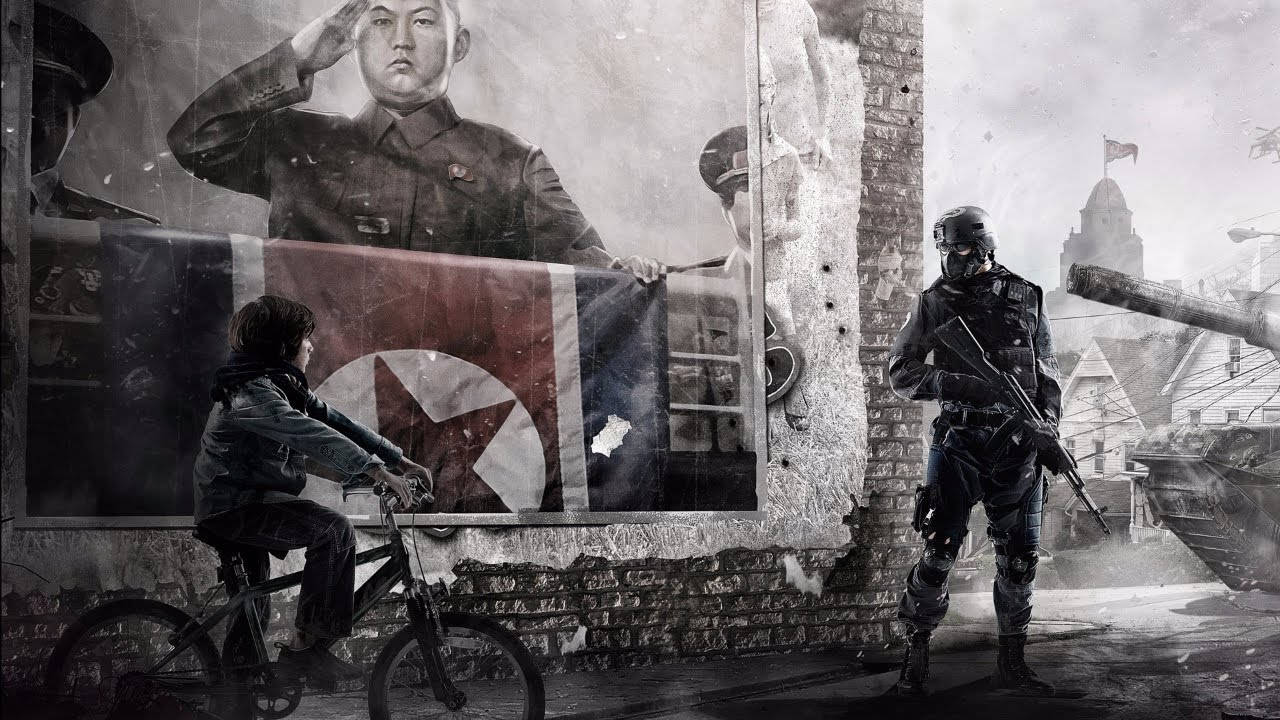 North Korea Kid On Bike Wallpaper