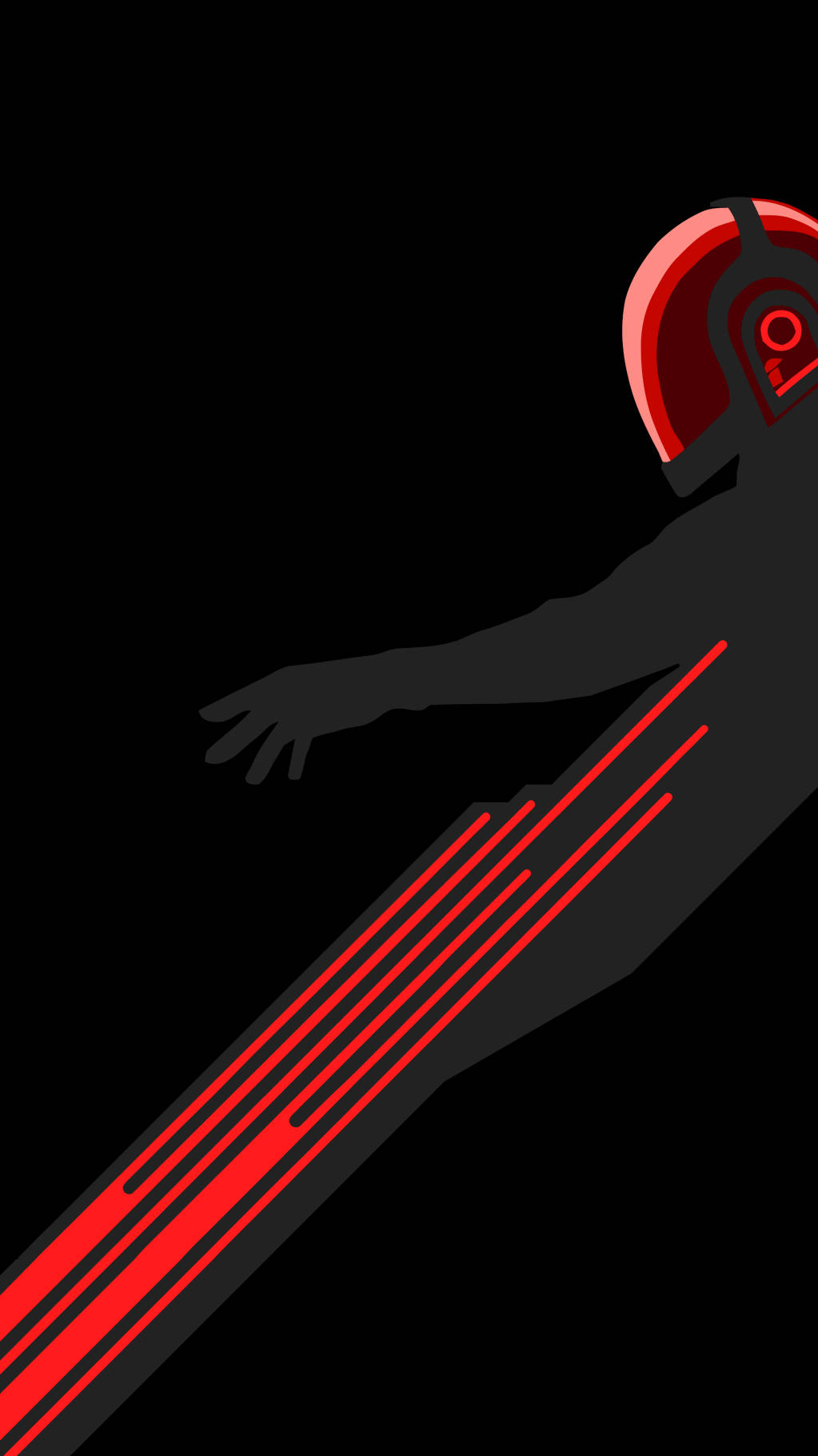 Note 8 Red And Black Vector Art Wallpaper