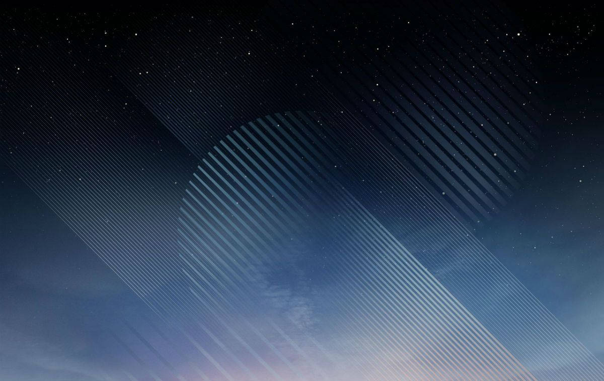 Note 8 Sky And Lines Wallpaper