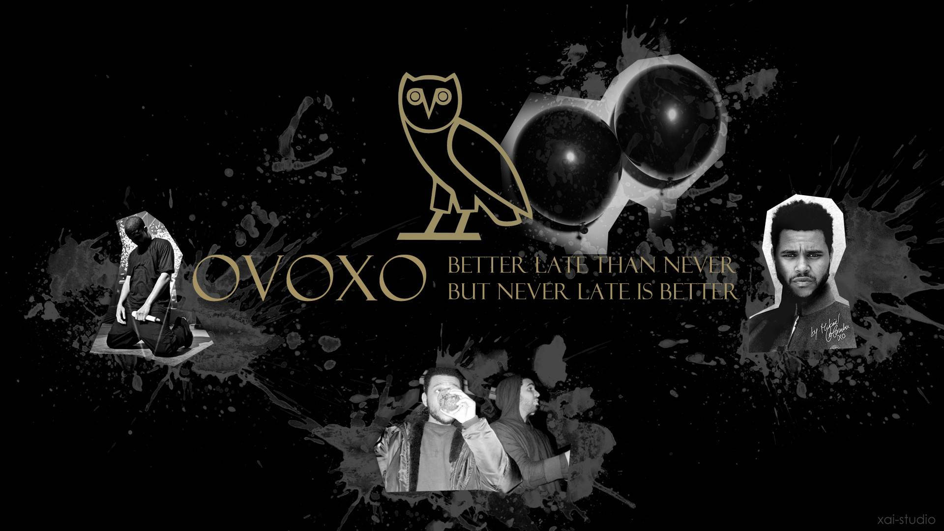 O V O X O Collage Artwork Wallpaper