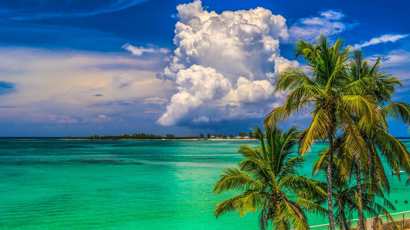 Ocean View In The Marshall Islands Wallpaper