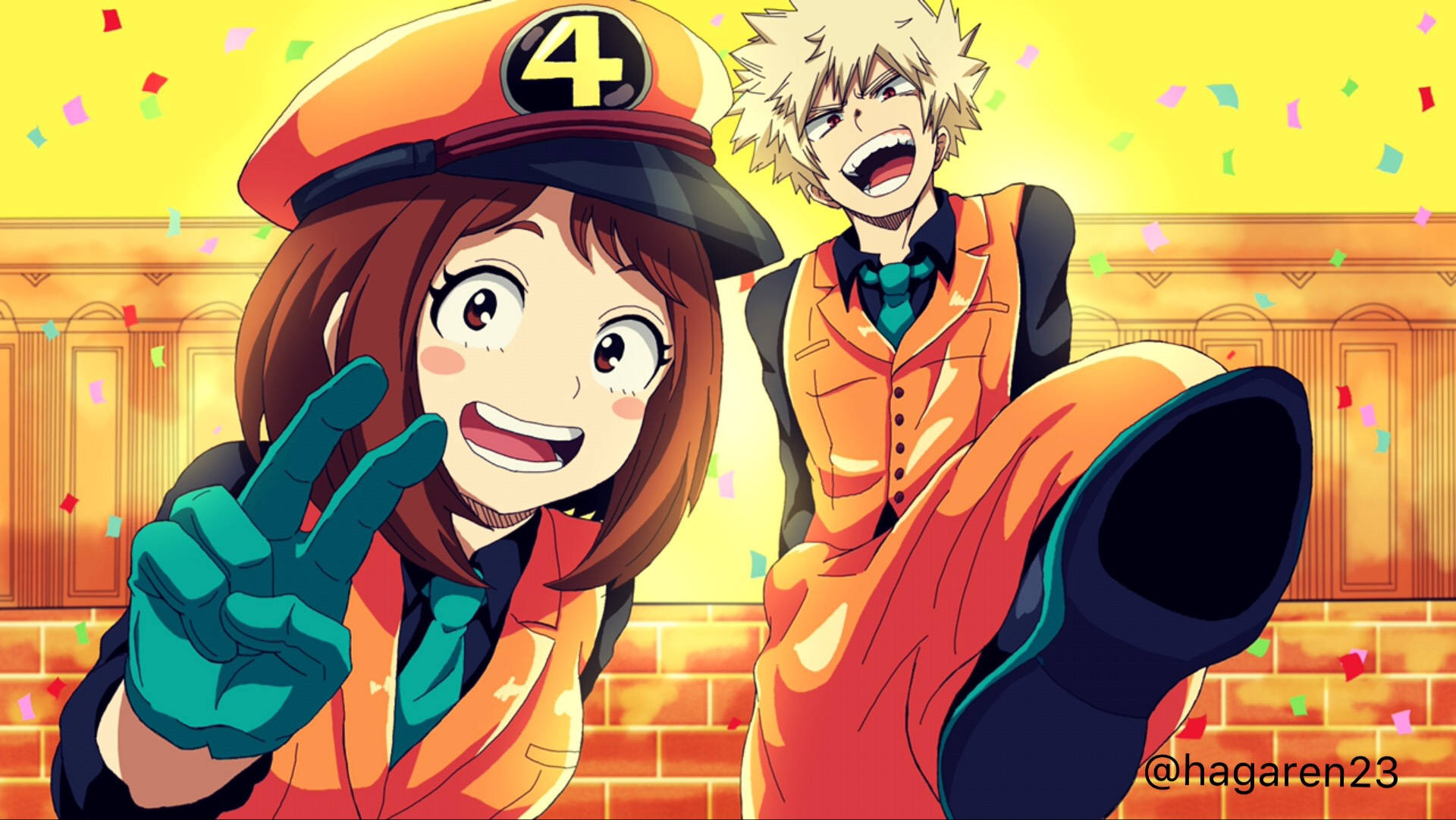 Download free Ochaco Uraraka And Katsuki Bakugo Wallpaper - MrWallpaper.com