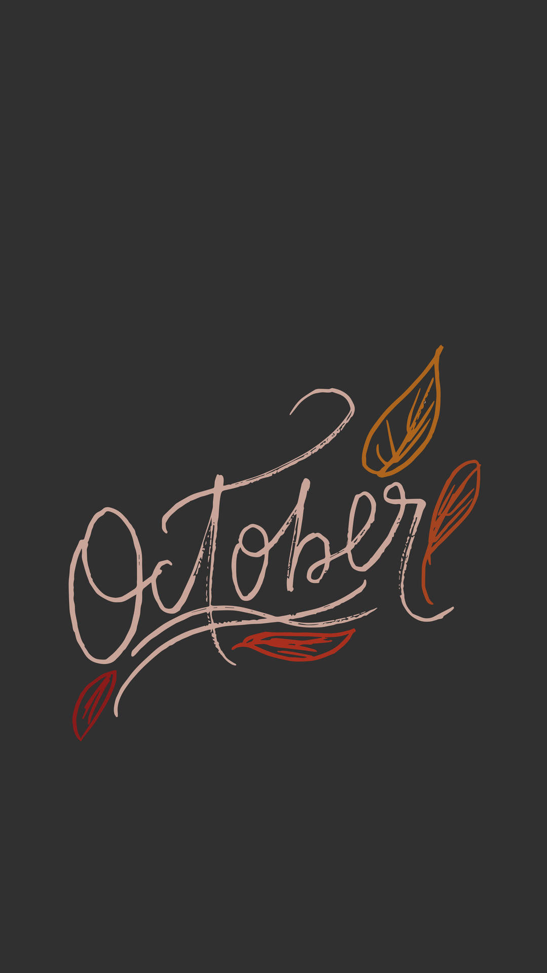 October calligraphy online