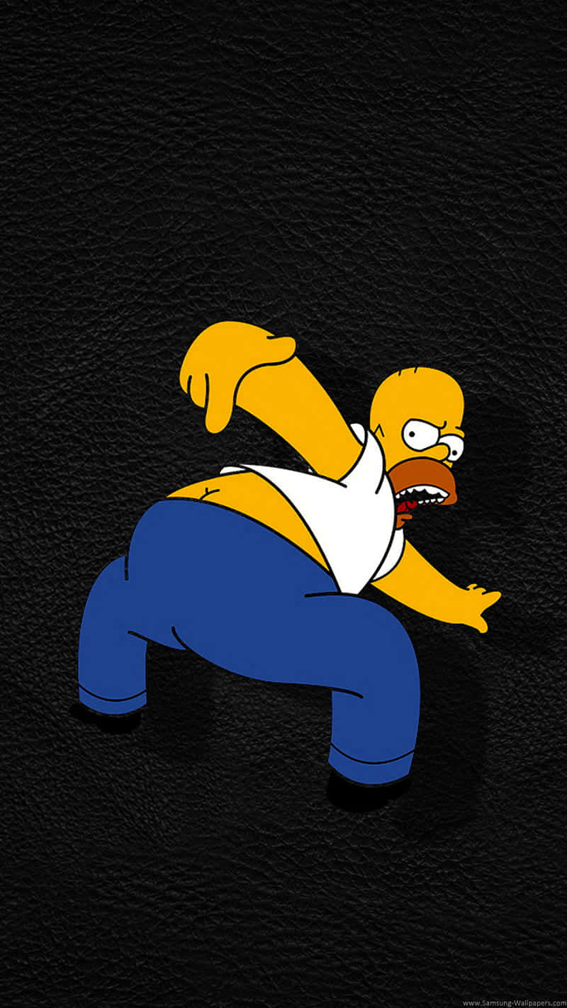 Odd Homer Simpson [wallpaper] Wallpaper