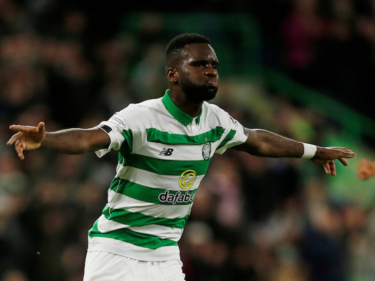 Odsonne Edouard Celebrating Victory On The Pitch Wallpaper