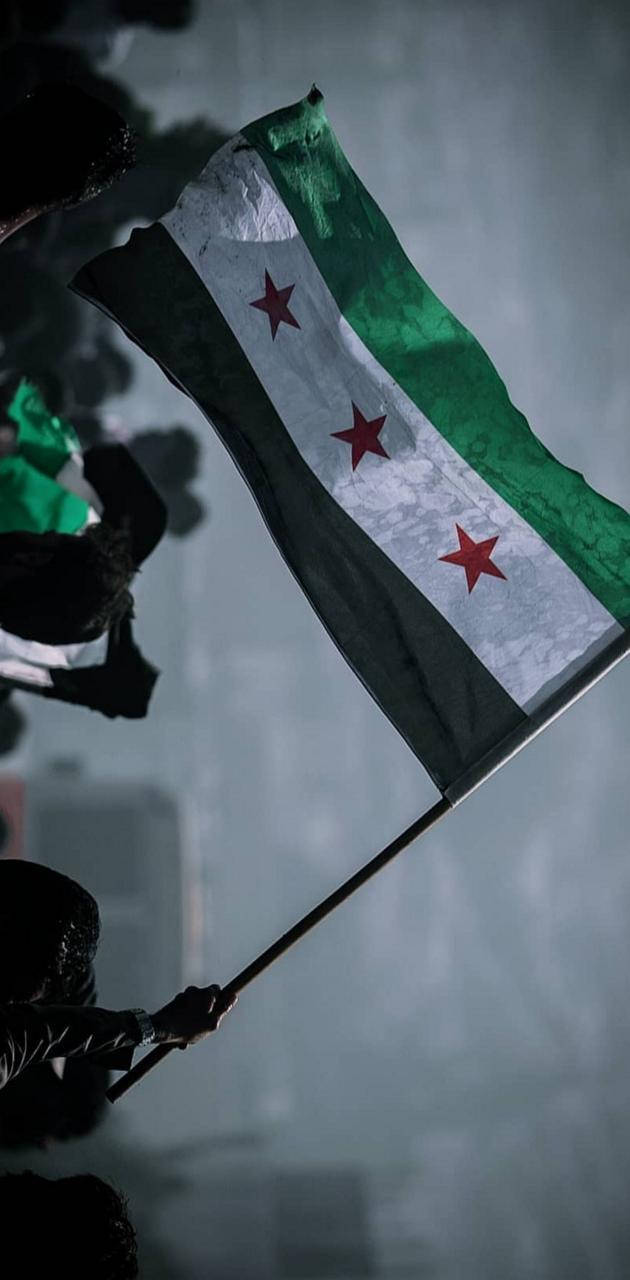 Old Flag Of Syria Wallpaper