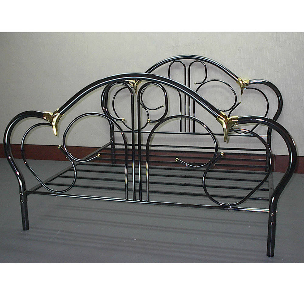 Old Metal Iron Bed Frame Wallpaper