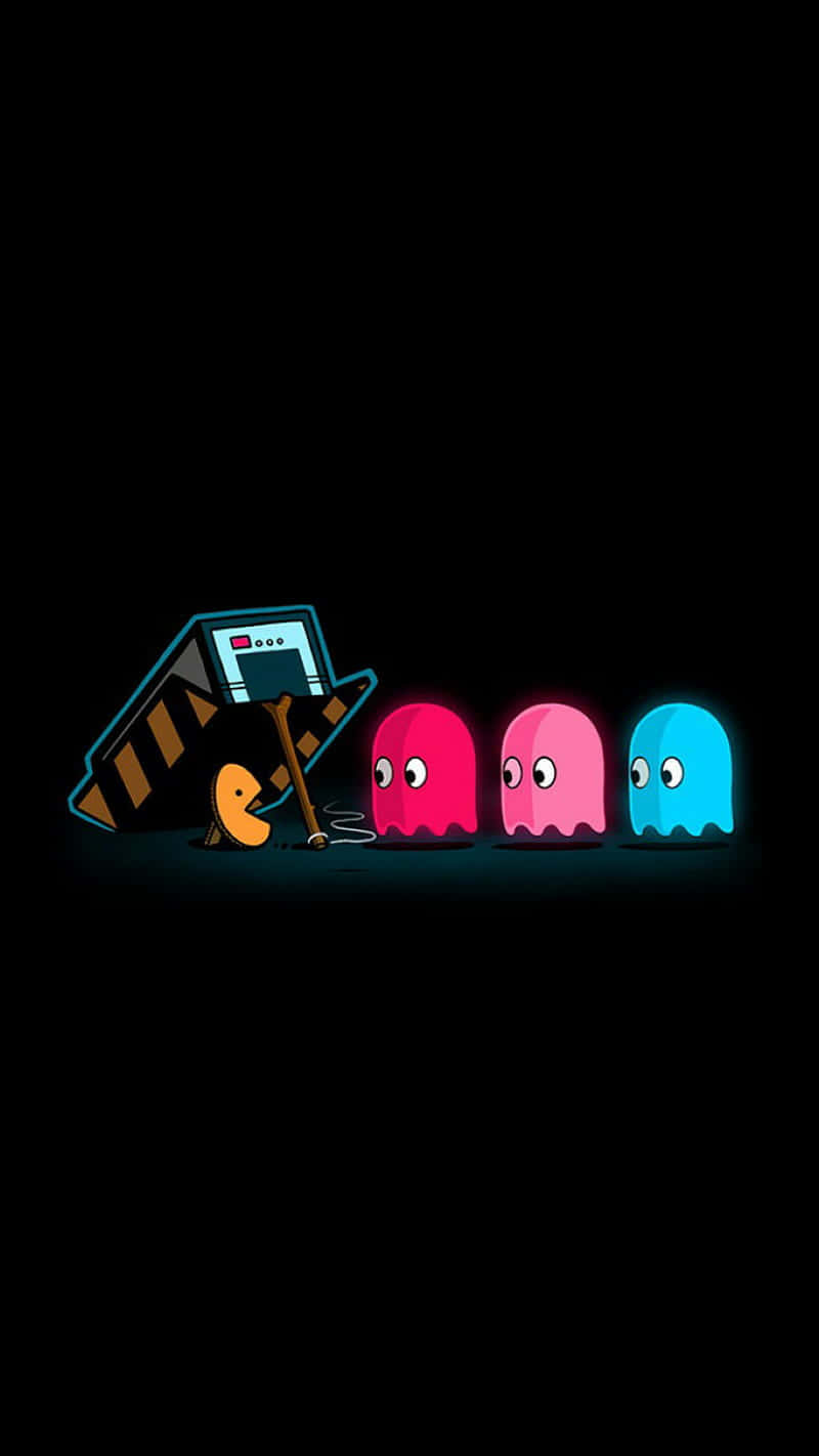 Old School Fun With Hd Pacman Wallpaper