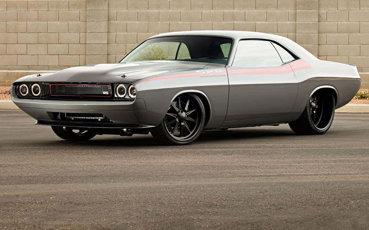 Old School Muscle Cars Theme Wallpaper