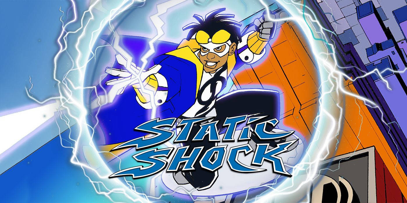 Old Static Shock Cartoon Poster Wallpaper