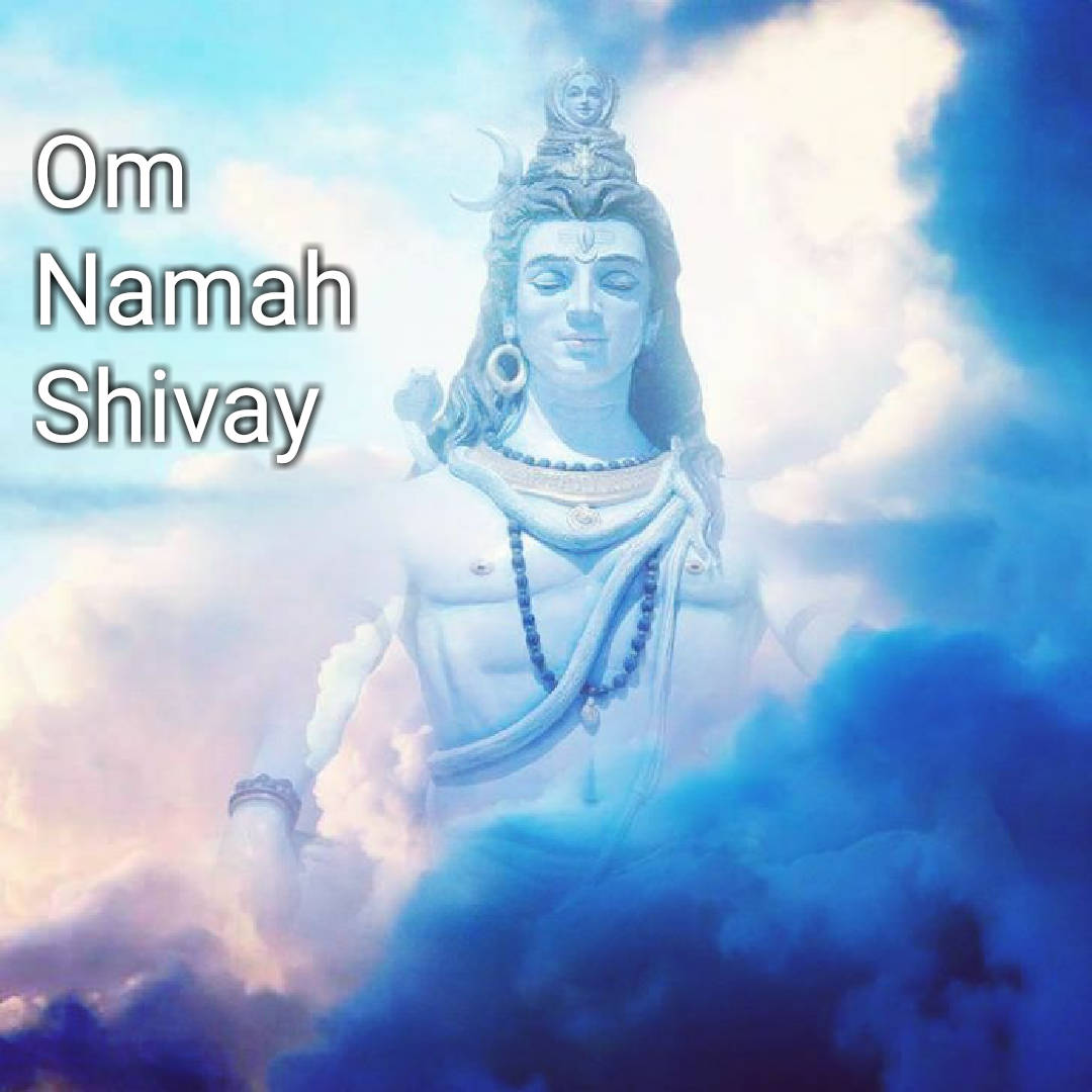 Om Namah Shivaya Clouds Wallpaper