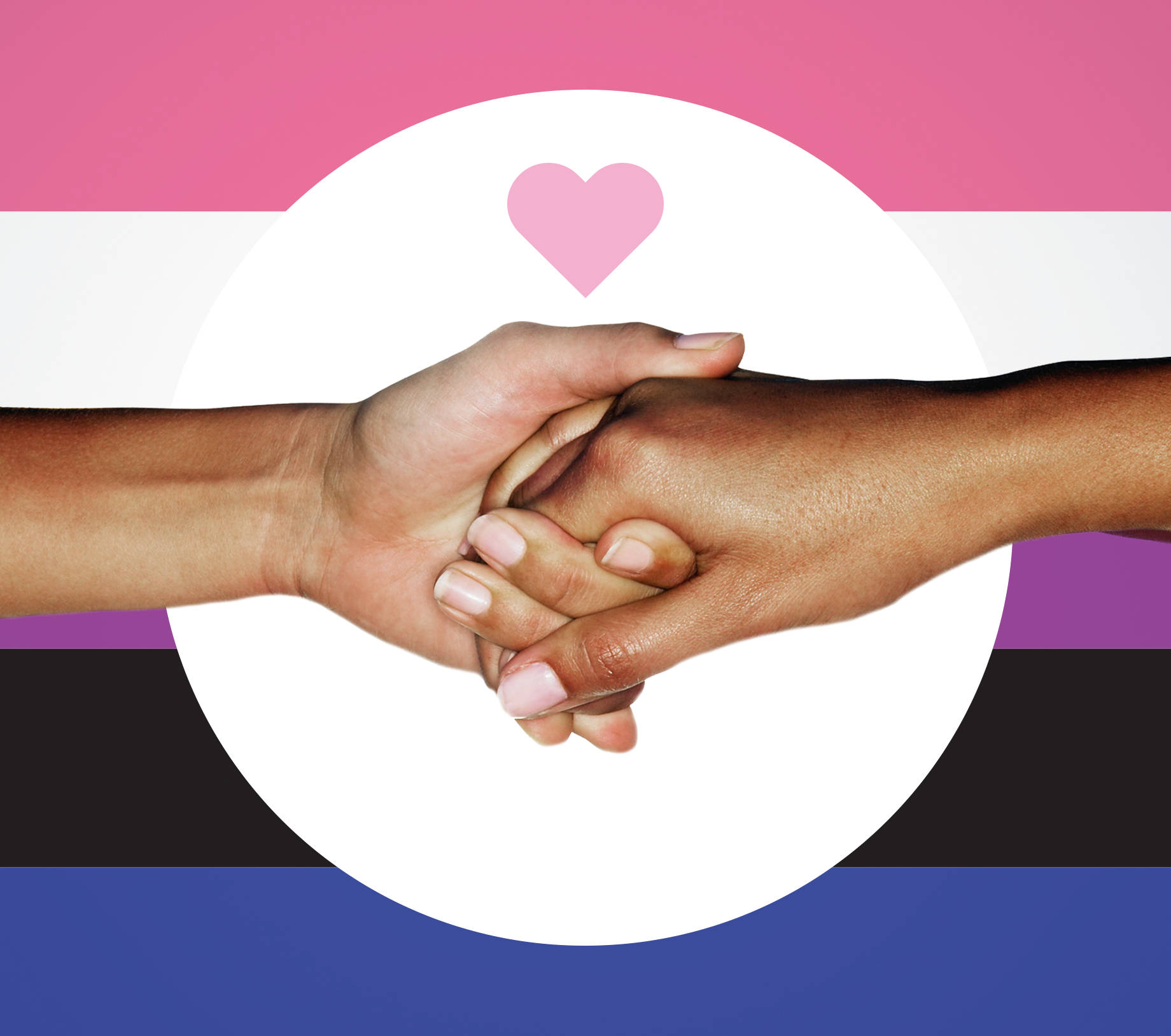 Omnisexual Holding Hands Wallpaper