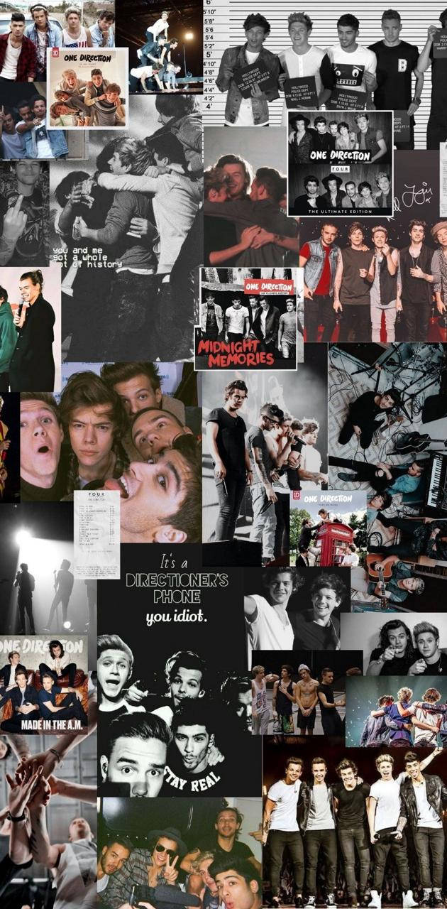 One Direction Aesthetic Collage Wallpaper