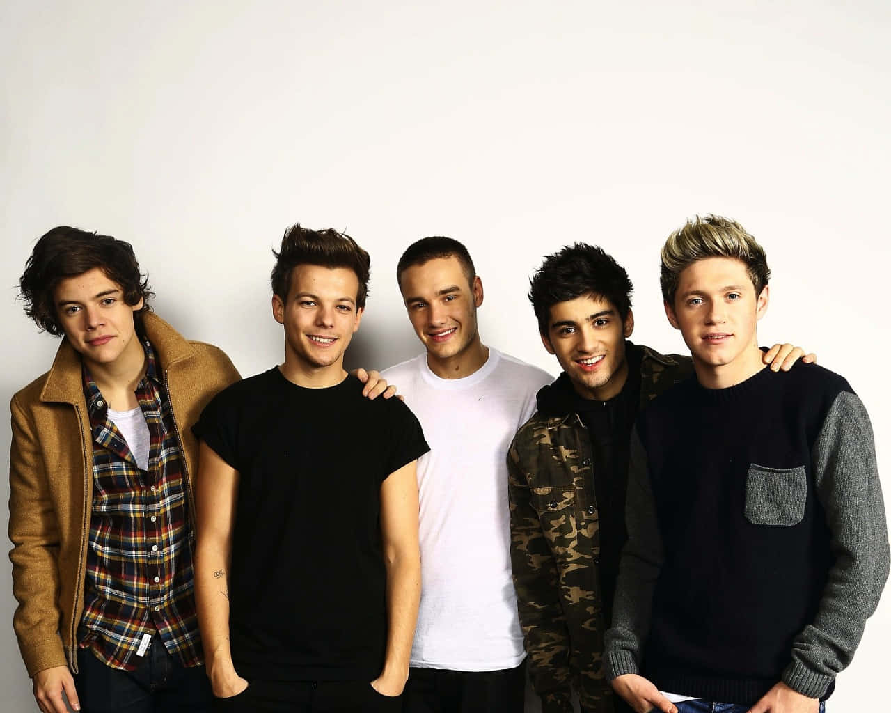 One Direction White Background Laptop Wallpaper