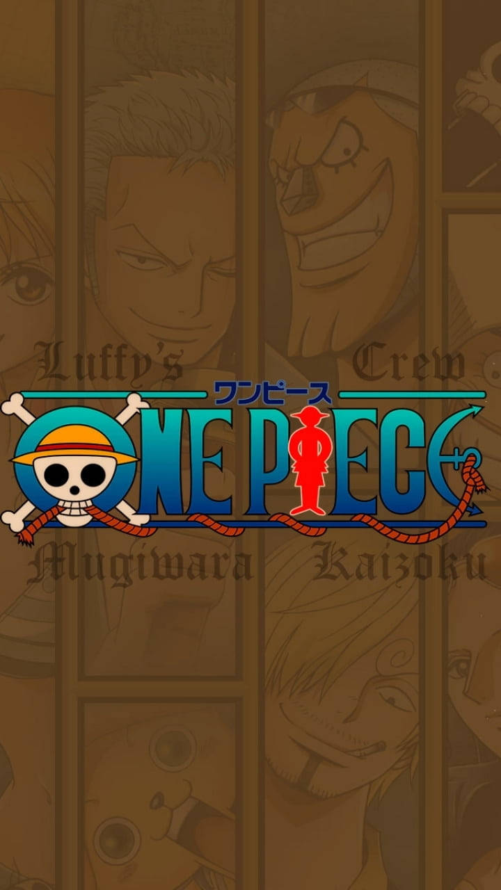 One Piece Logo Luffy’s Crew Wallpaper
