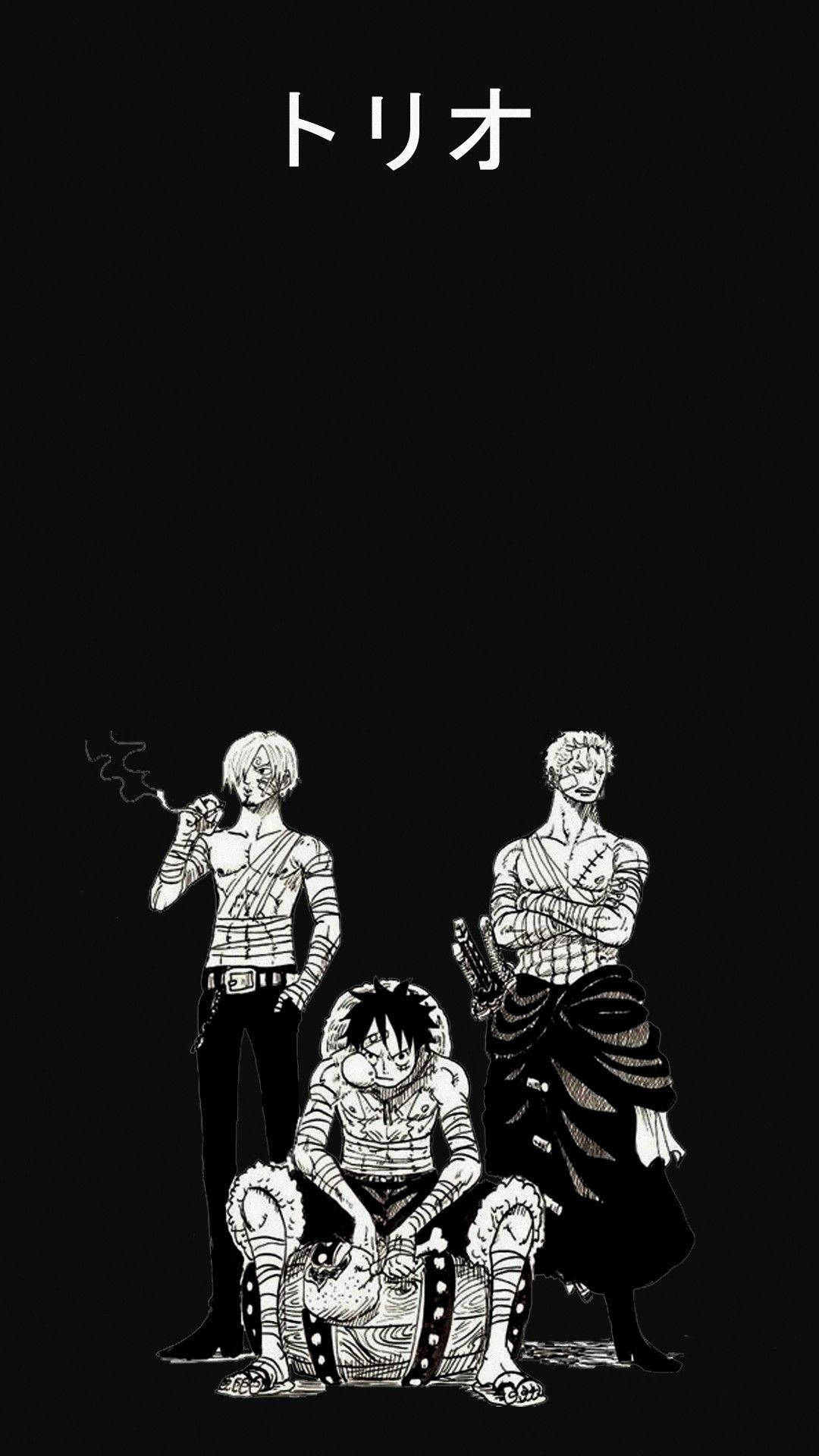 Download free One Piece Phone Luffy Sanji Zoro Manga Wallpaper -  MrWallpaper.com