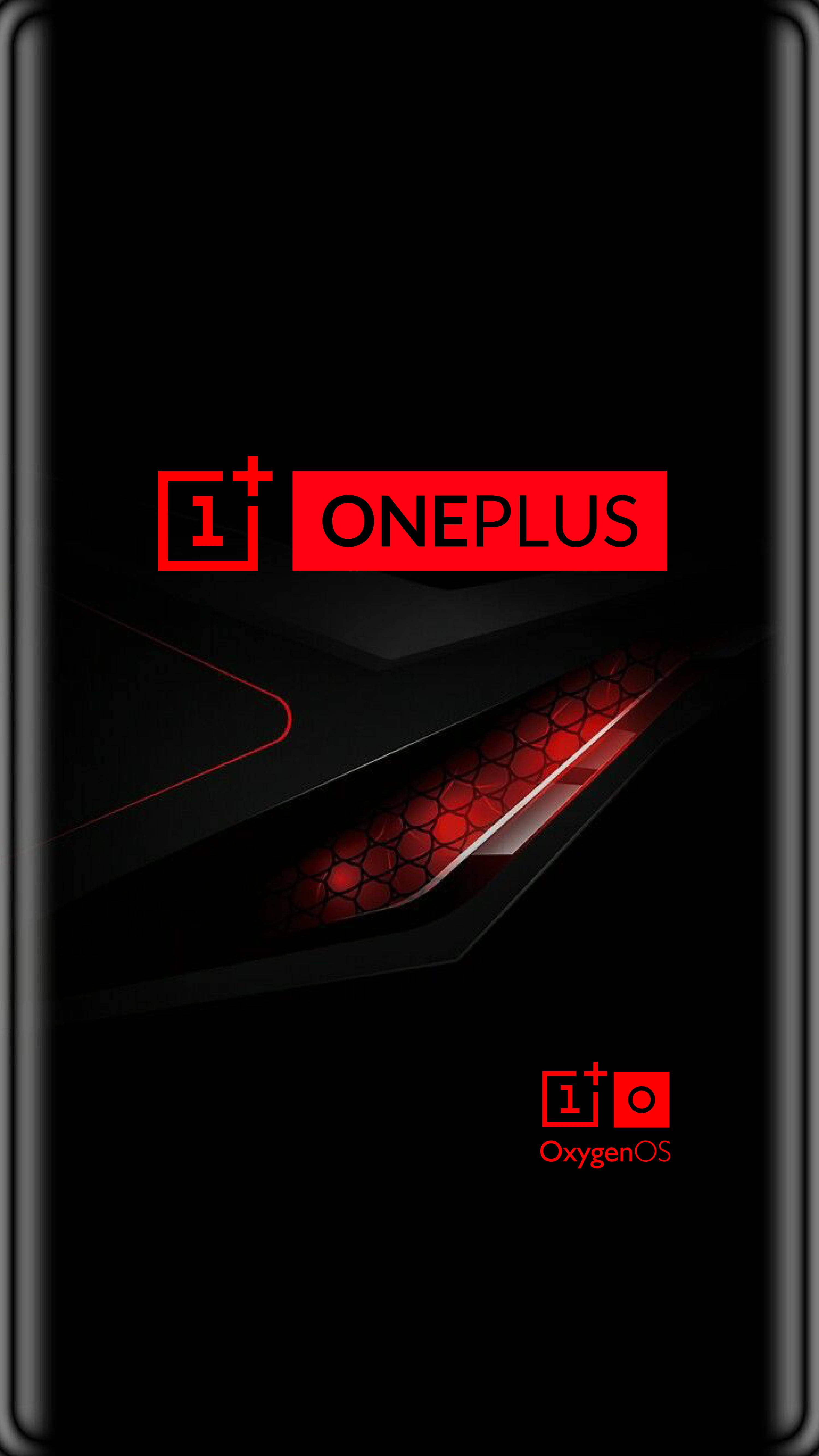 Oneplus 7 Pro Red And Black Wallpaper
