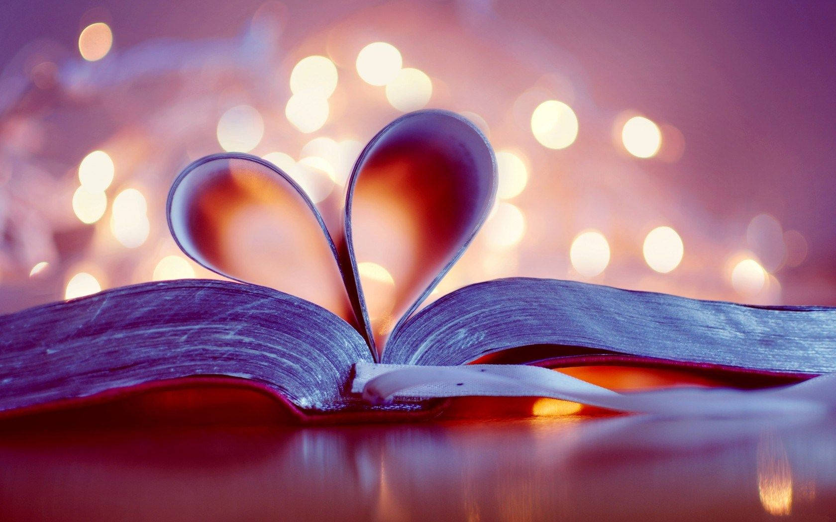 Open The Book Of Love Wallpaper