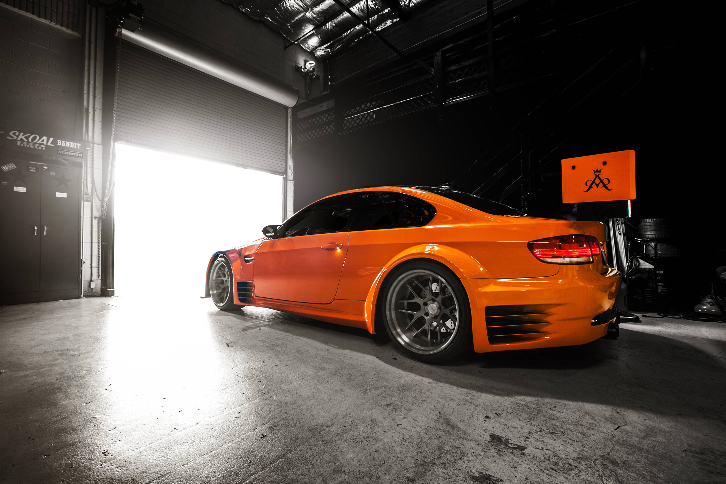 Orange E92 Full Hd Bmw Wallpaper