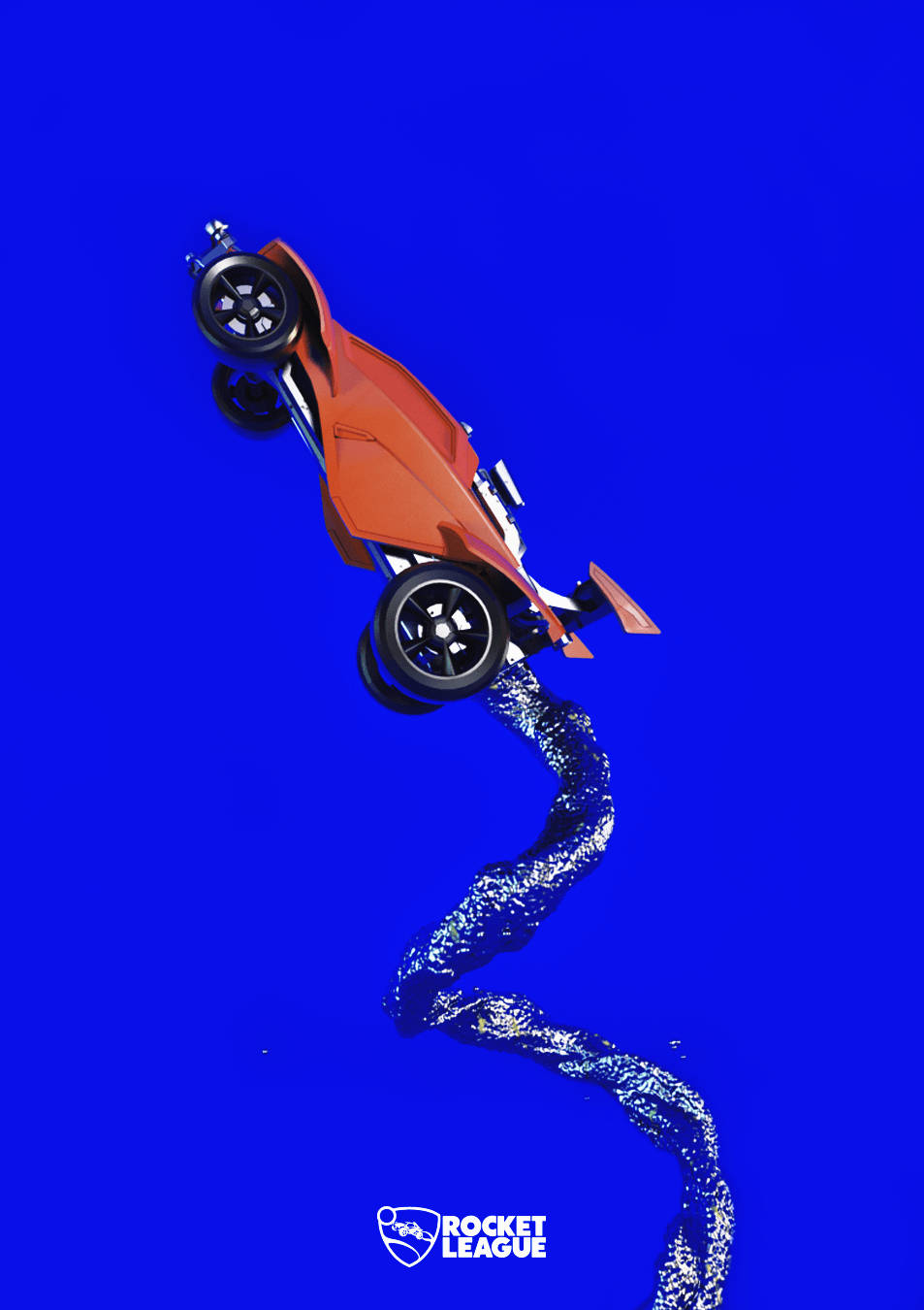 Orange Octane Rocket League Iphone Wallpaper