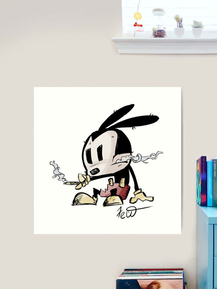 Oswald The Lucky Rabbit Artwork Wallpaper