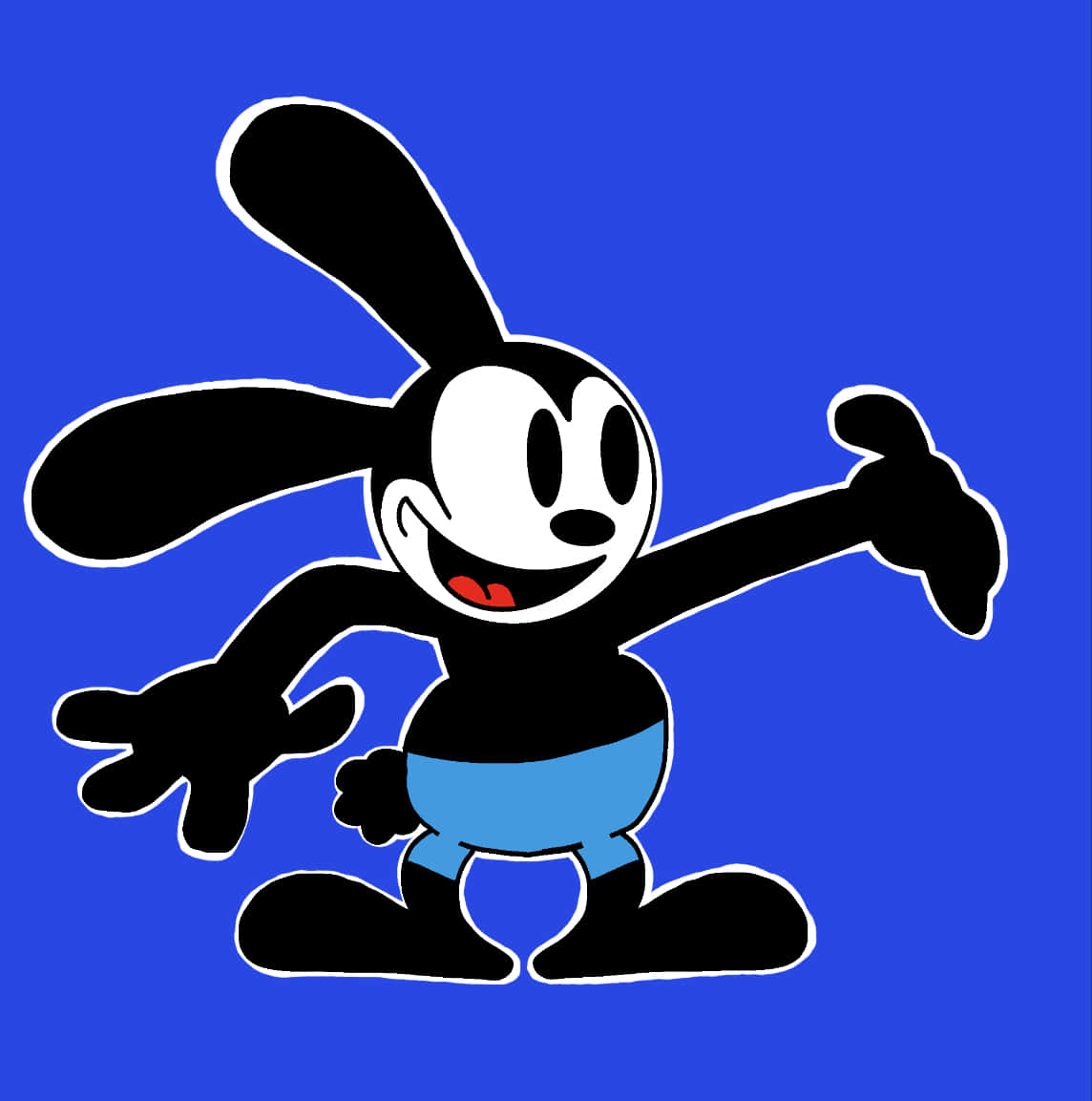 Oswald The Lucky Rabbit Cartoon Wallpaper