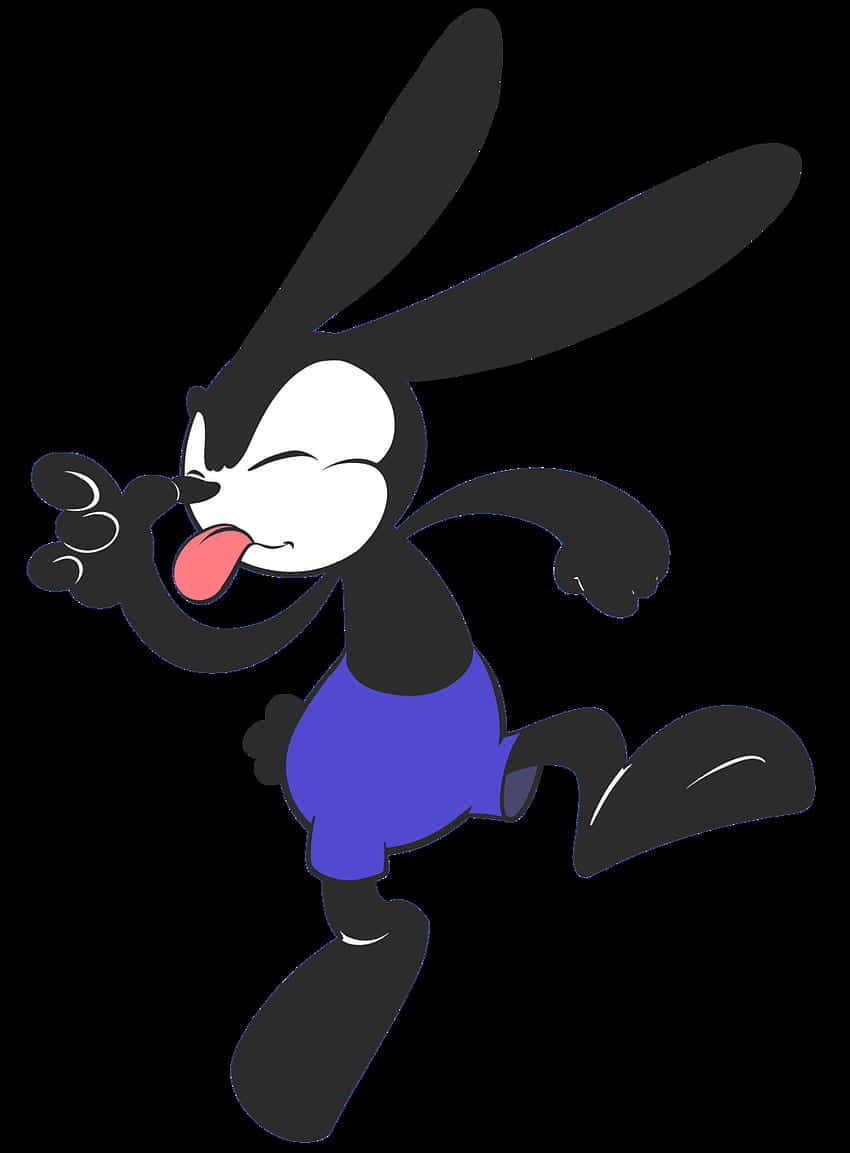 Oswald The Lucky Rabbit Cartoon Wallpaper
