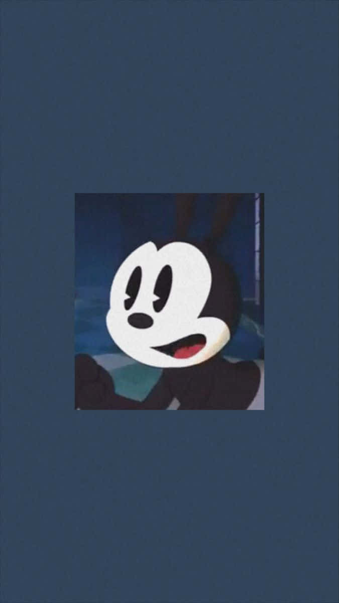 Oswald The Lucky Rabbit Cheerful Expression Wallpaper