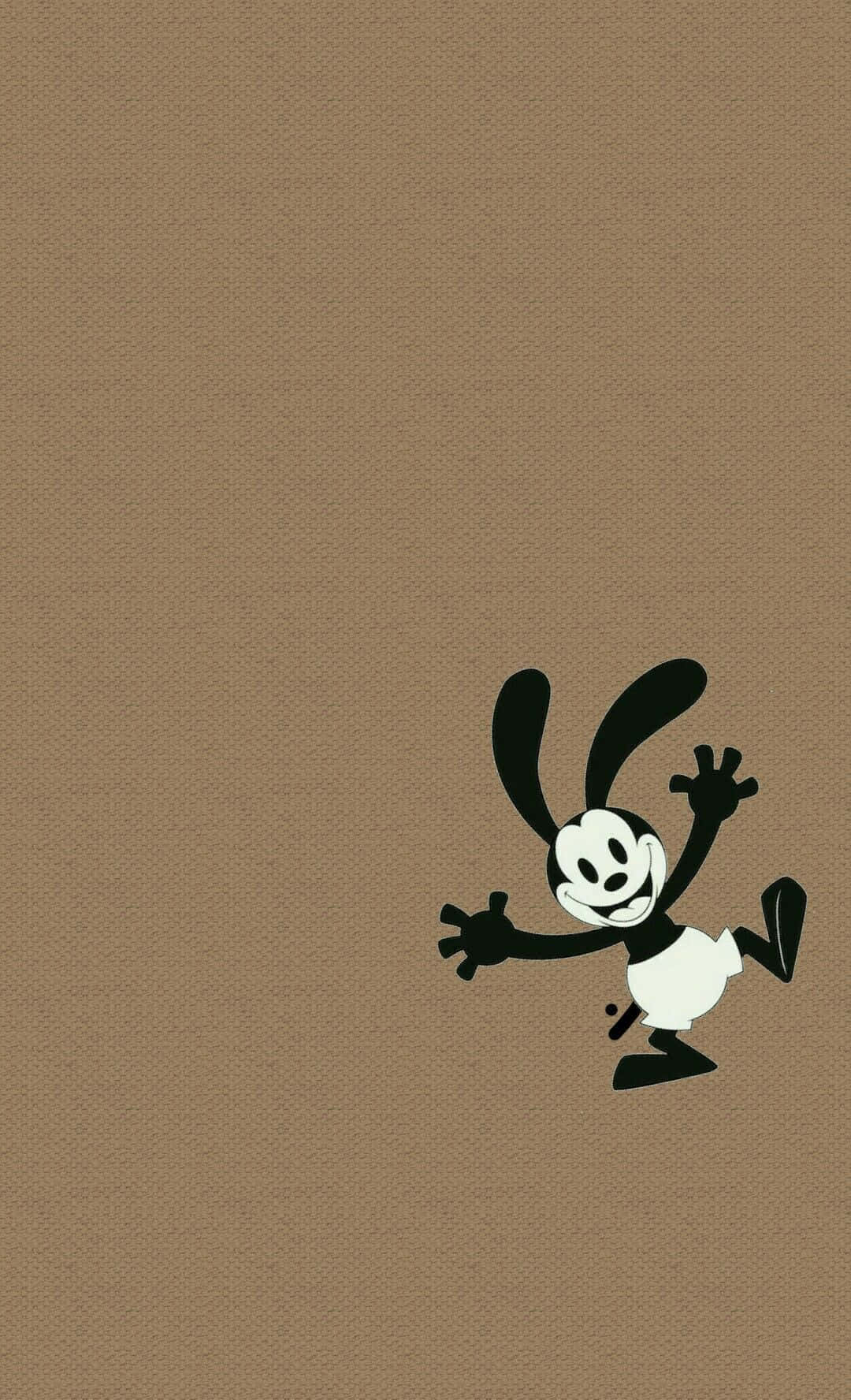 Oswald The Lucky Rabbit Cheerful Pose Wallpaper