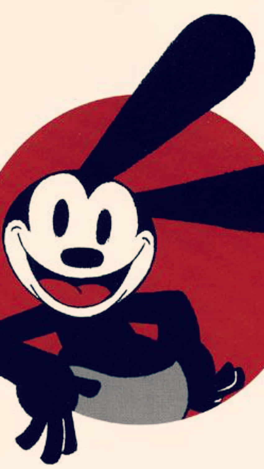 Oswald The Lucky Rabbit Vintage Pose Wallpaper