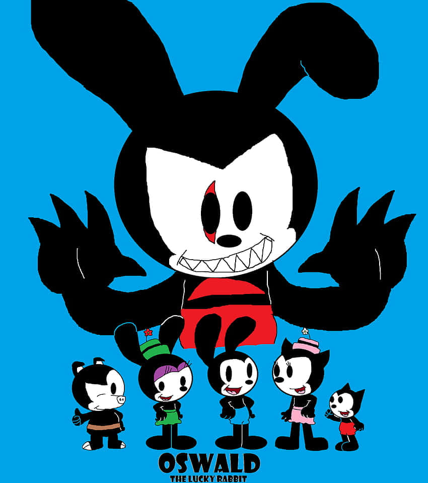 Oswald The Lucky Rabbitand Friends Wallpaper