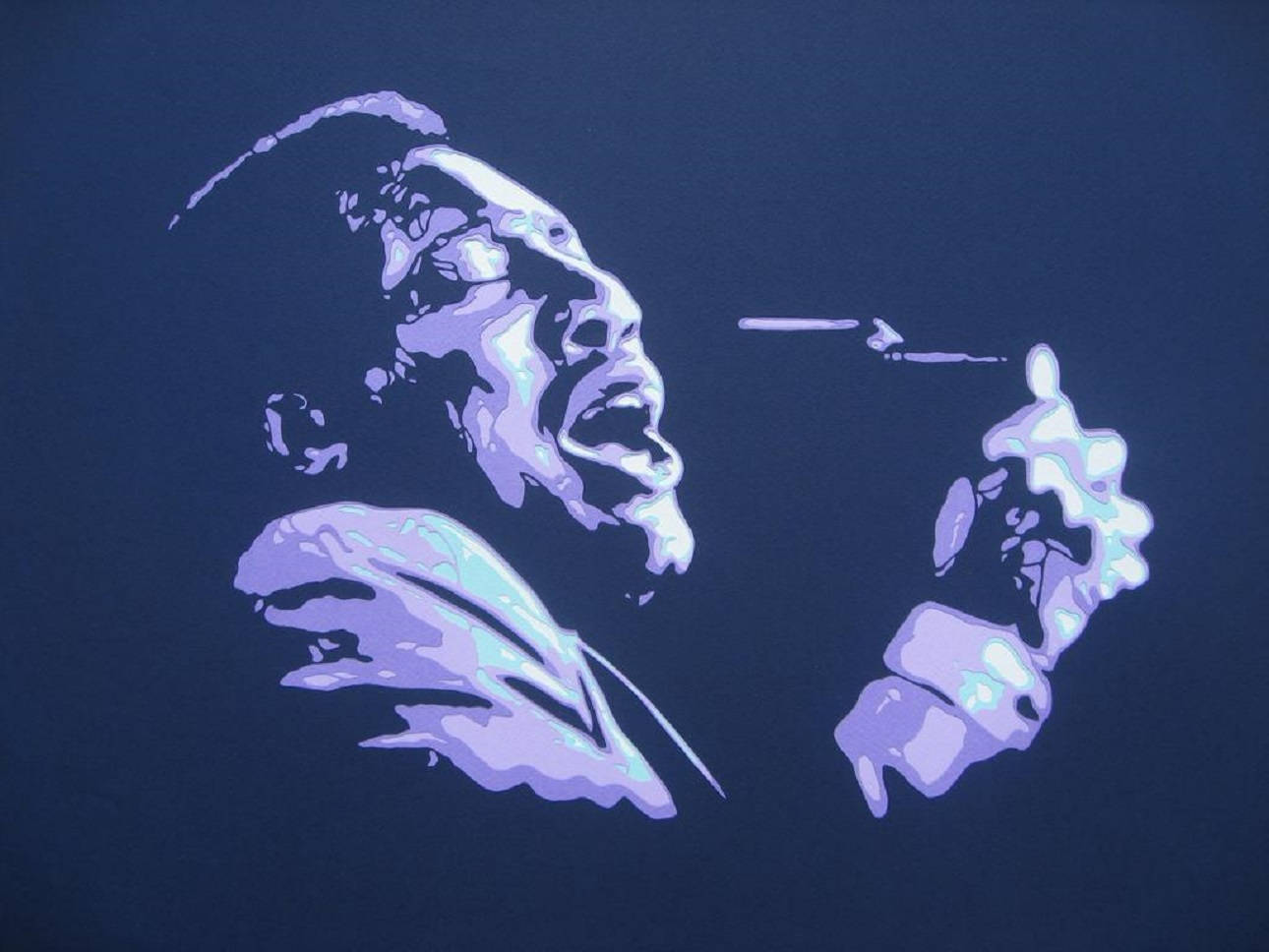 Otis Redding Vector Art Wallpaper